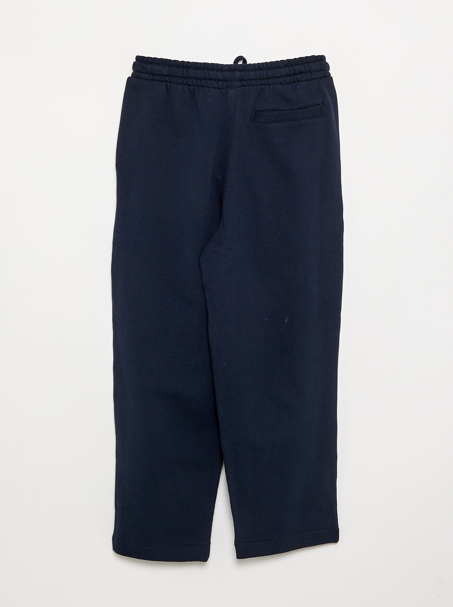 Pantalon forme jogger en twill - coupe confortable - Bleu