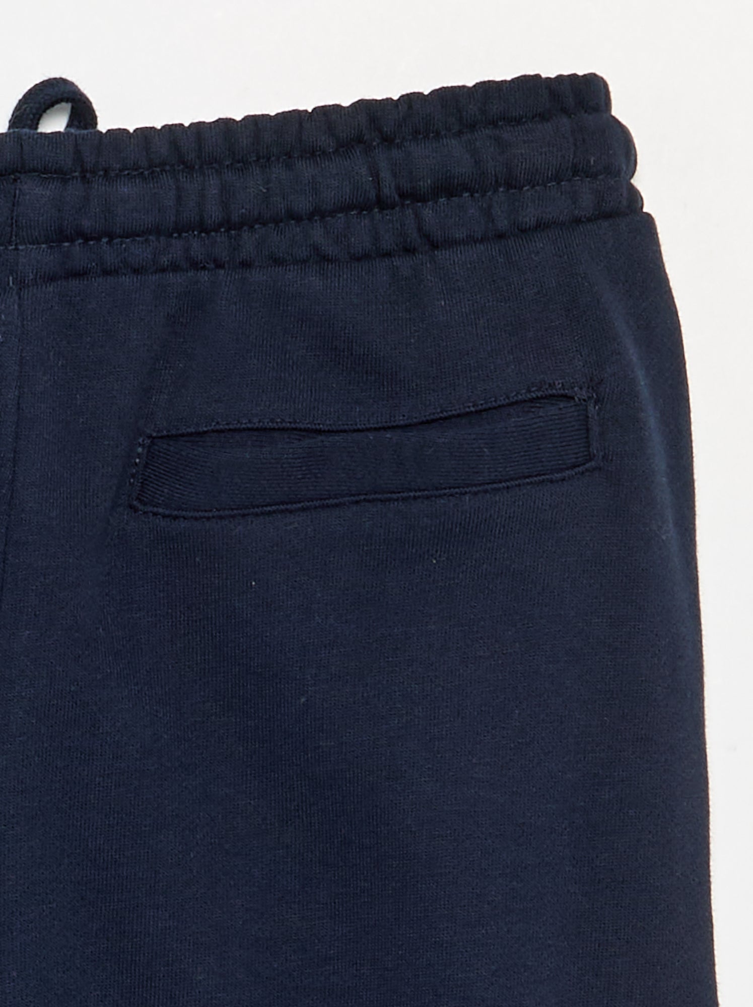 Pantalon forme jogger en twill - coupe confortable - Bleu