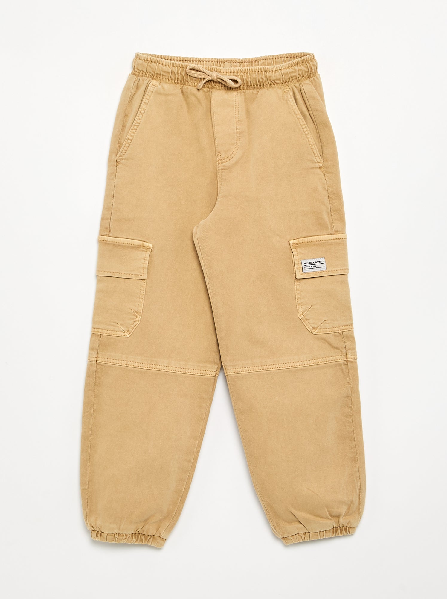 Pantalon forme jogging - Beige