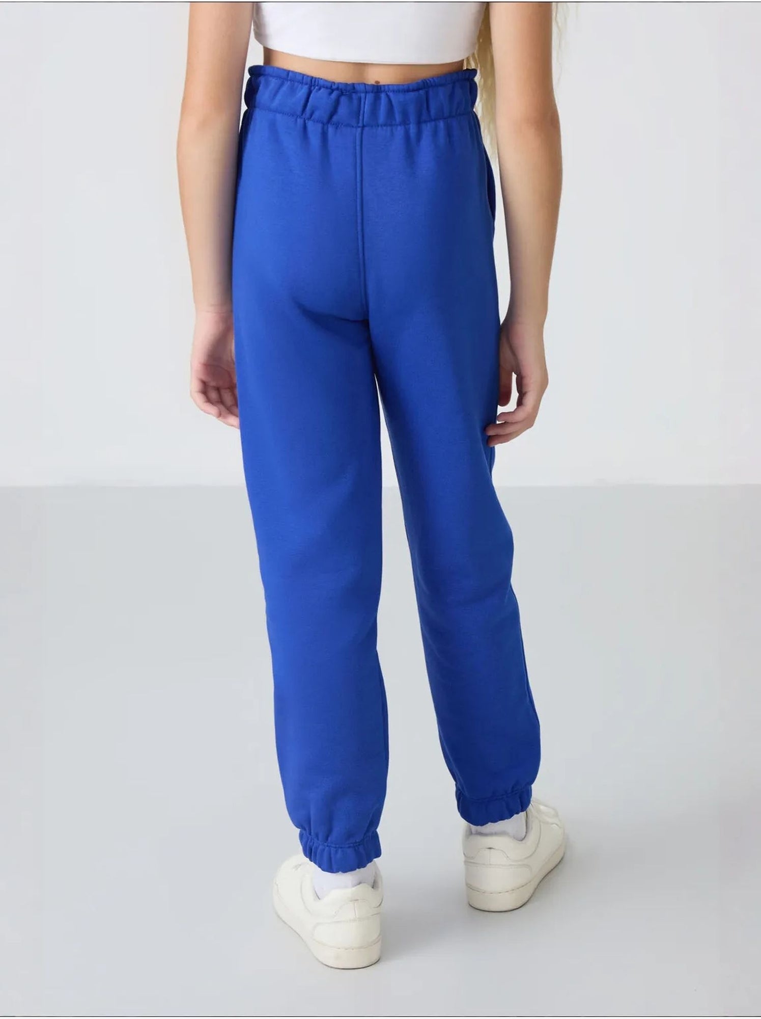 Pantalon jeune à taille cordon tommy - Bleu cobalt