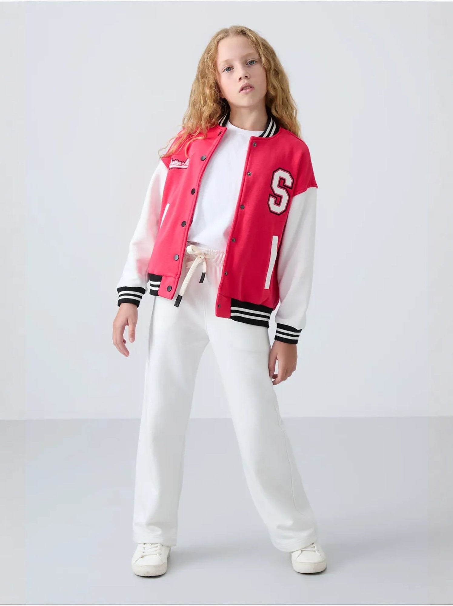 Pantalon jeunesse à cordon tommy - Blanc cassé