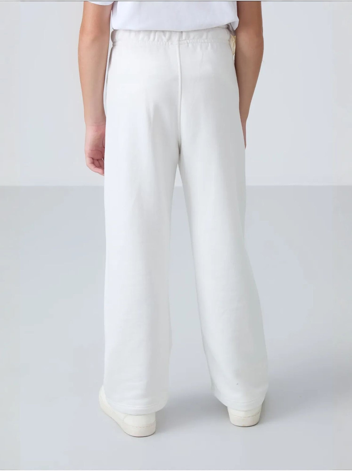 Pantalon jeunesse à cordon tommy - Blanc cassé
