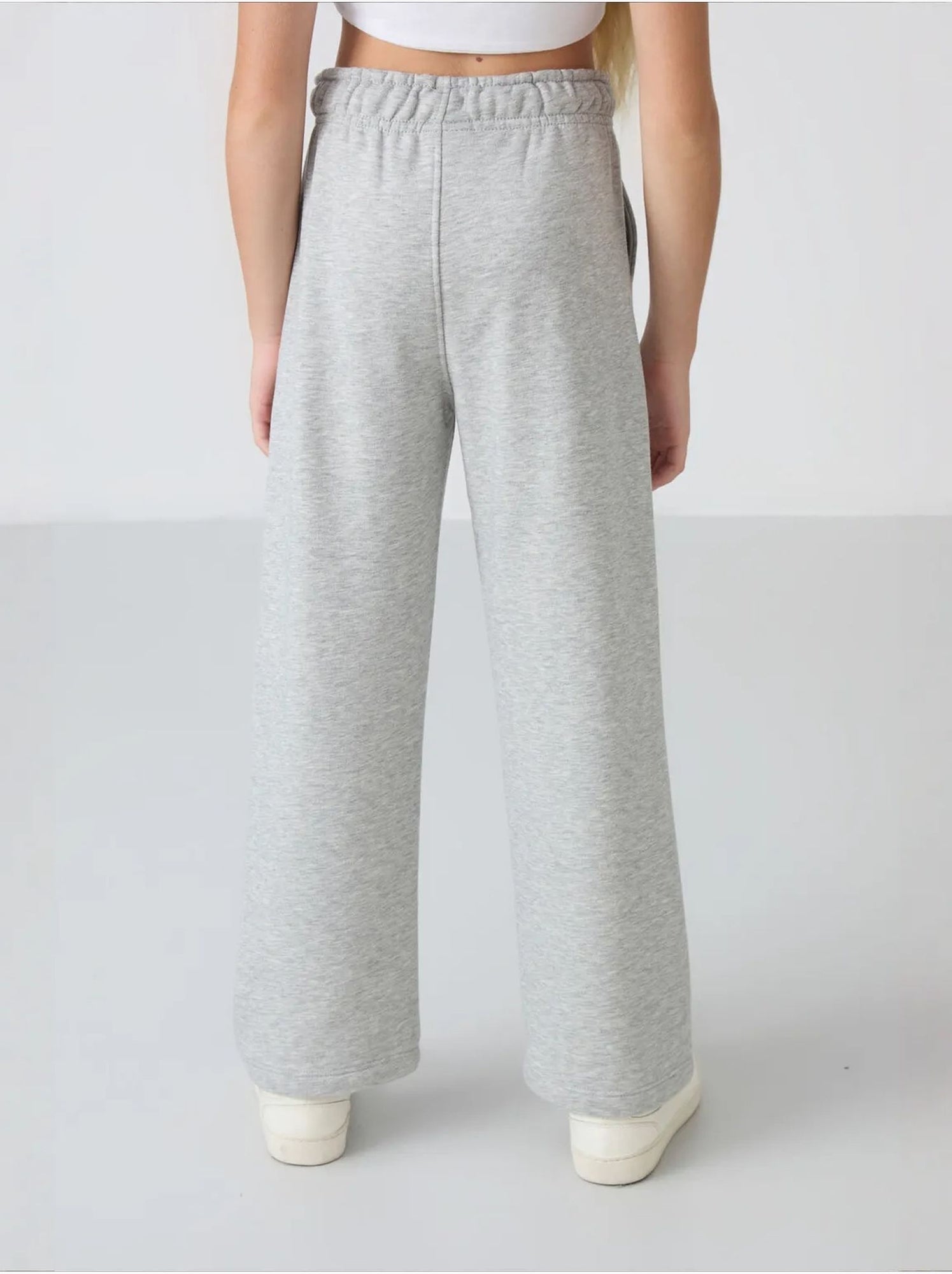 Pantalon jeunesse à cordon tommy - Gris clair