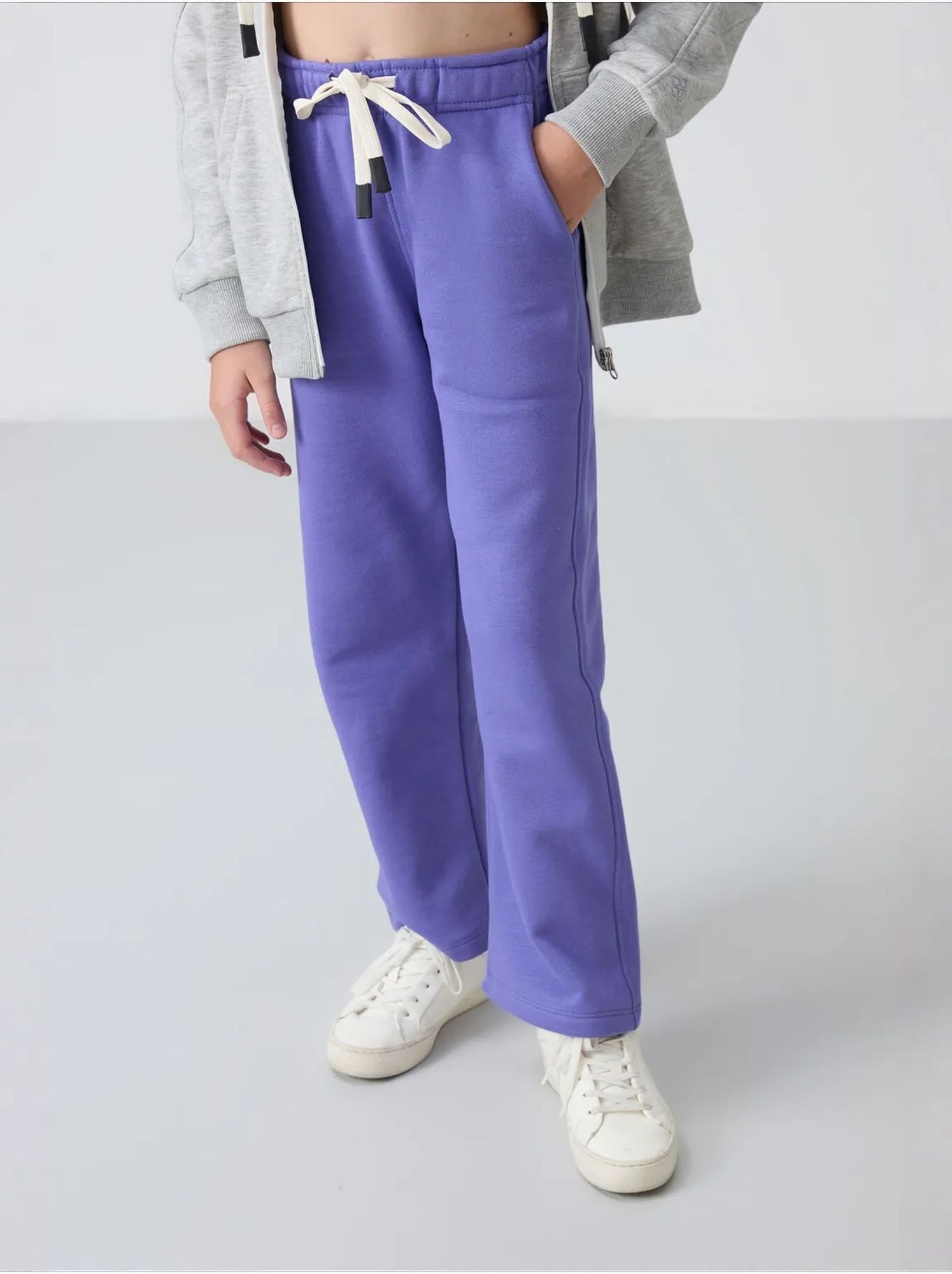 Pantalon jeunesse à cordon tommy - Lavande