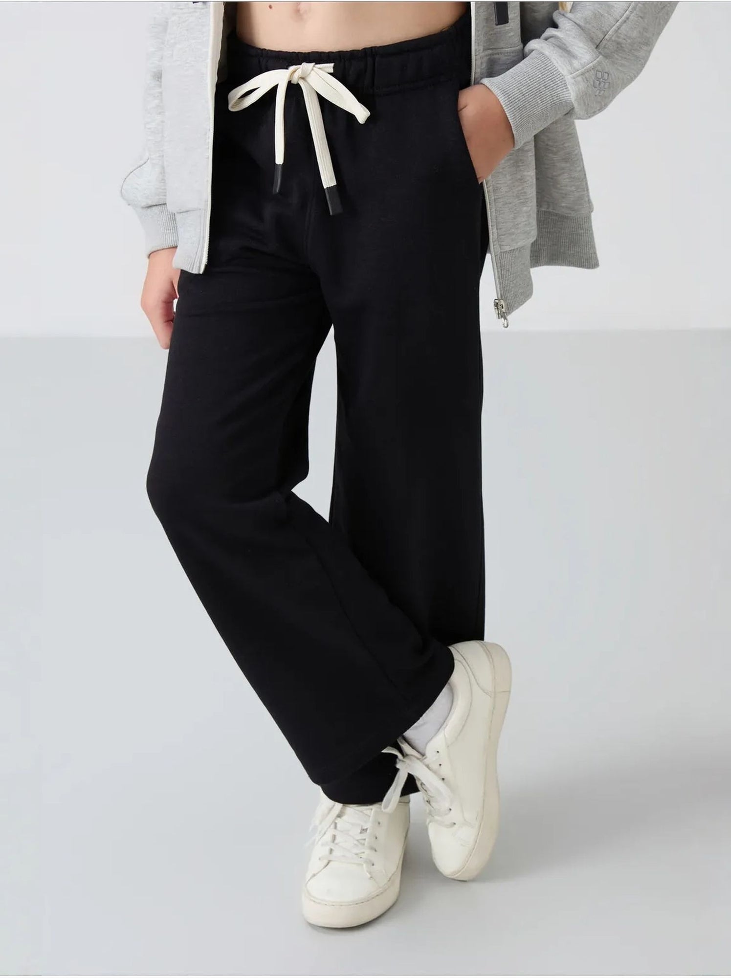 Pantalon jeunesse à cordon tommy - Noir
