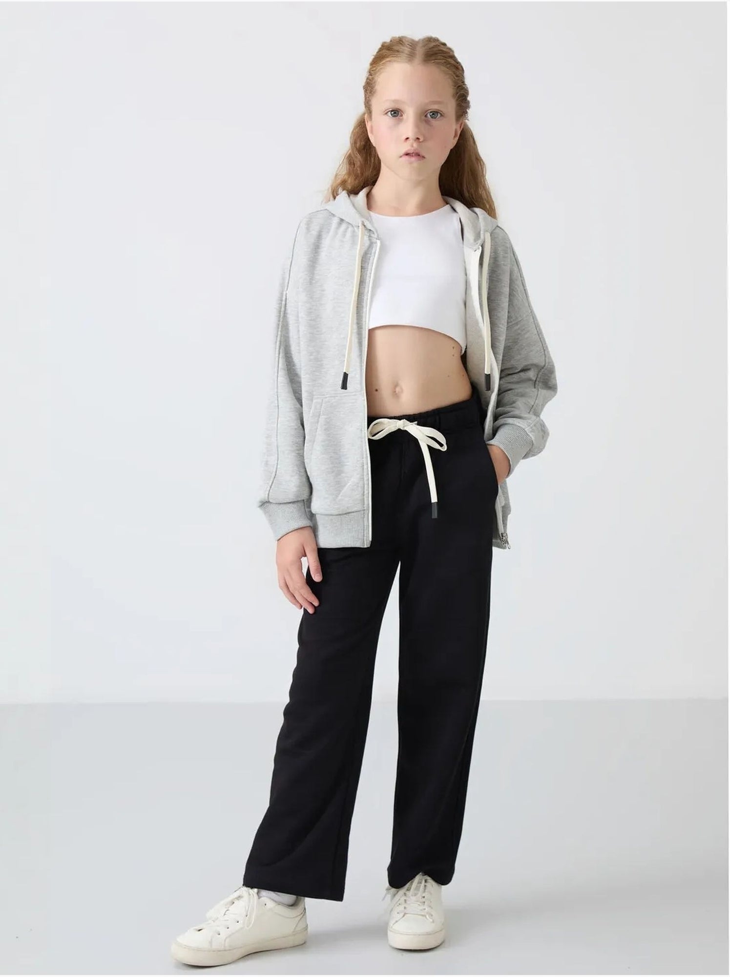 Pantalon jeunesse à cordon tommy - Noir