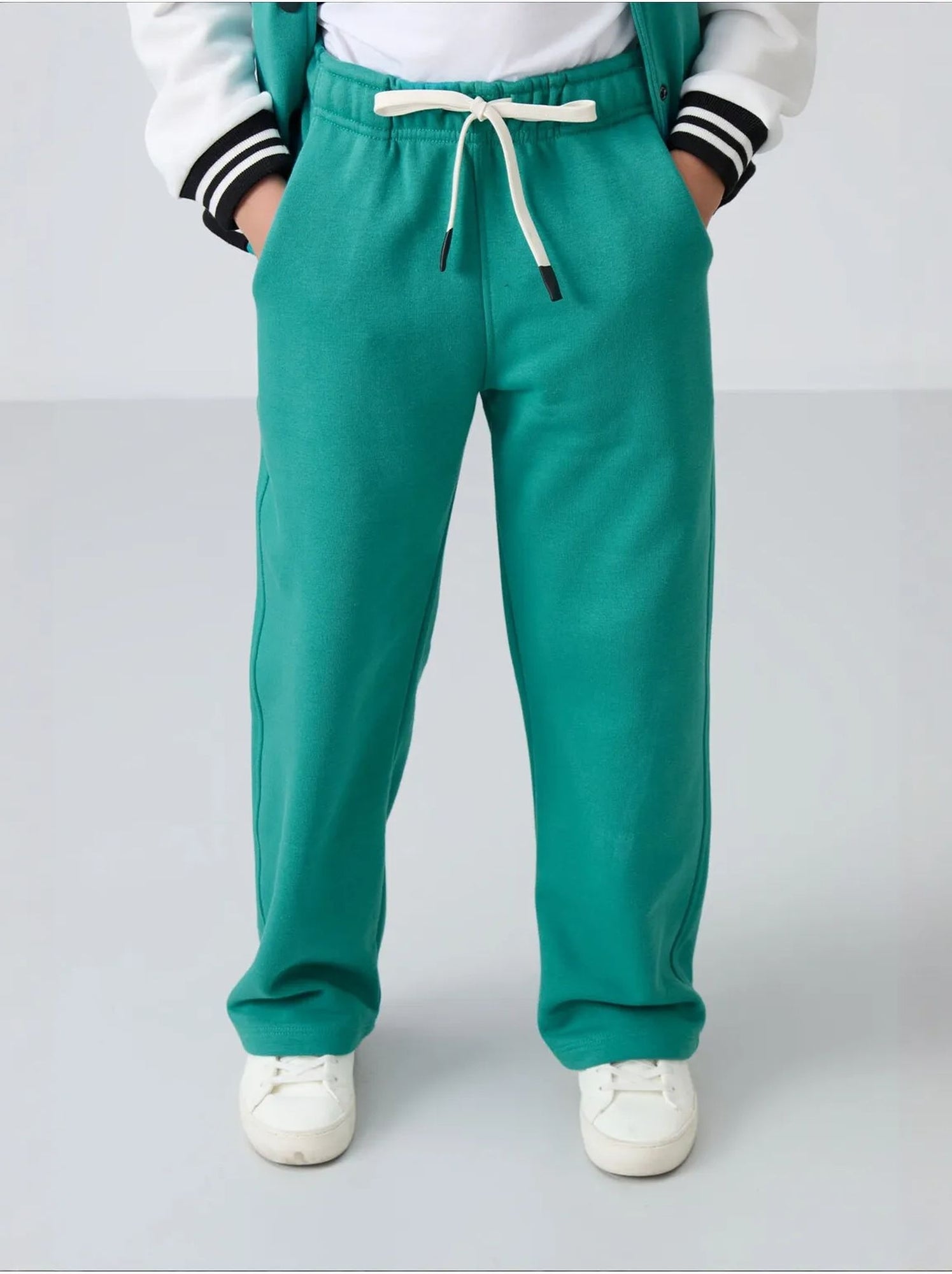 Pantalon jeunesse à cordon tommy - Vert émeraude