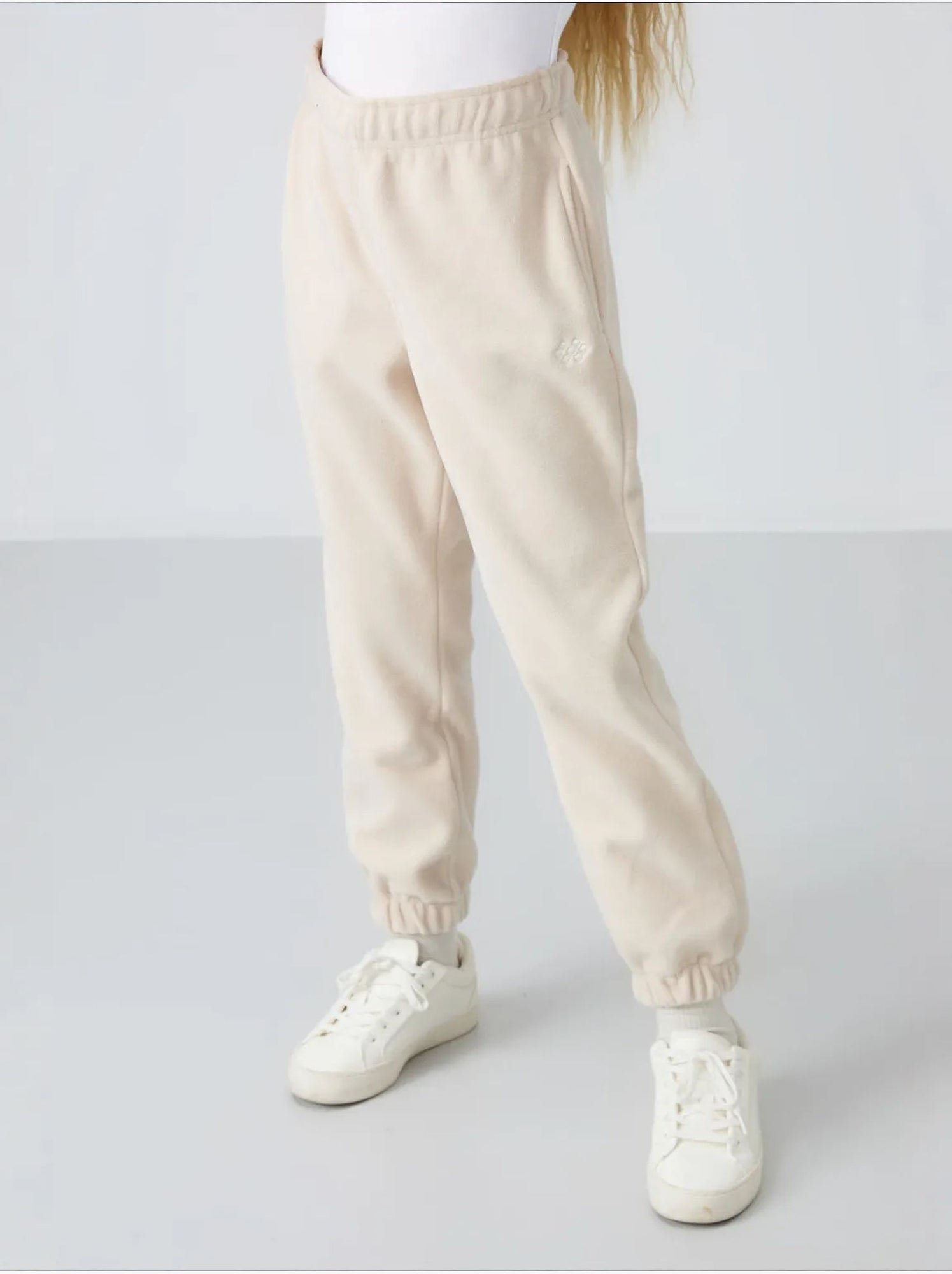 Pantalon jeunesse uni tommy - Beige naturel