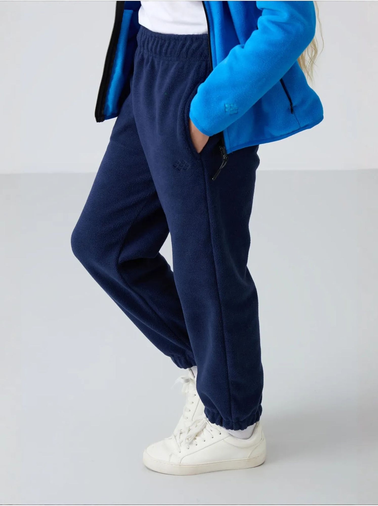 Pantalon jeunesse uni tommy - Bleu marine