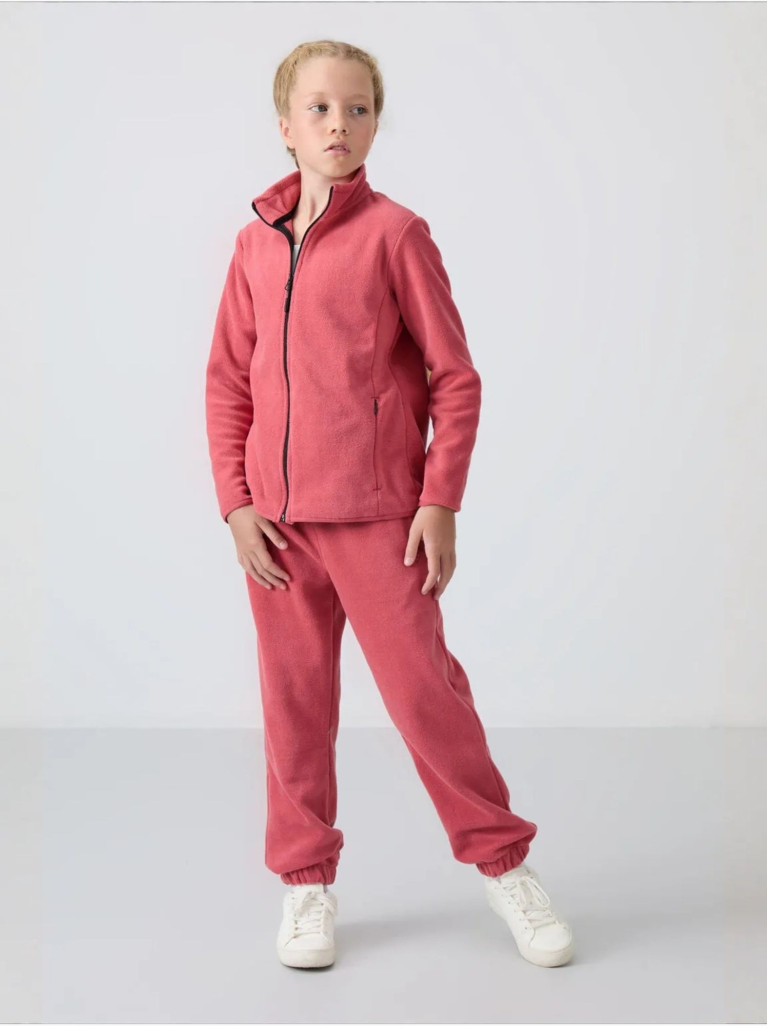 Pantalon jeunesse uni tommy - Magenta
