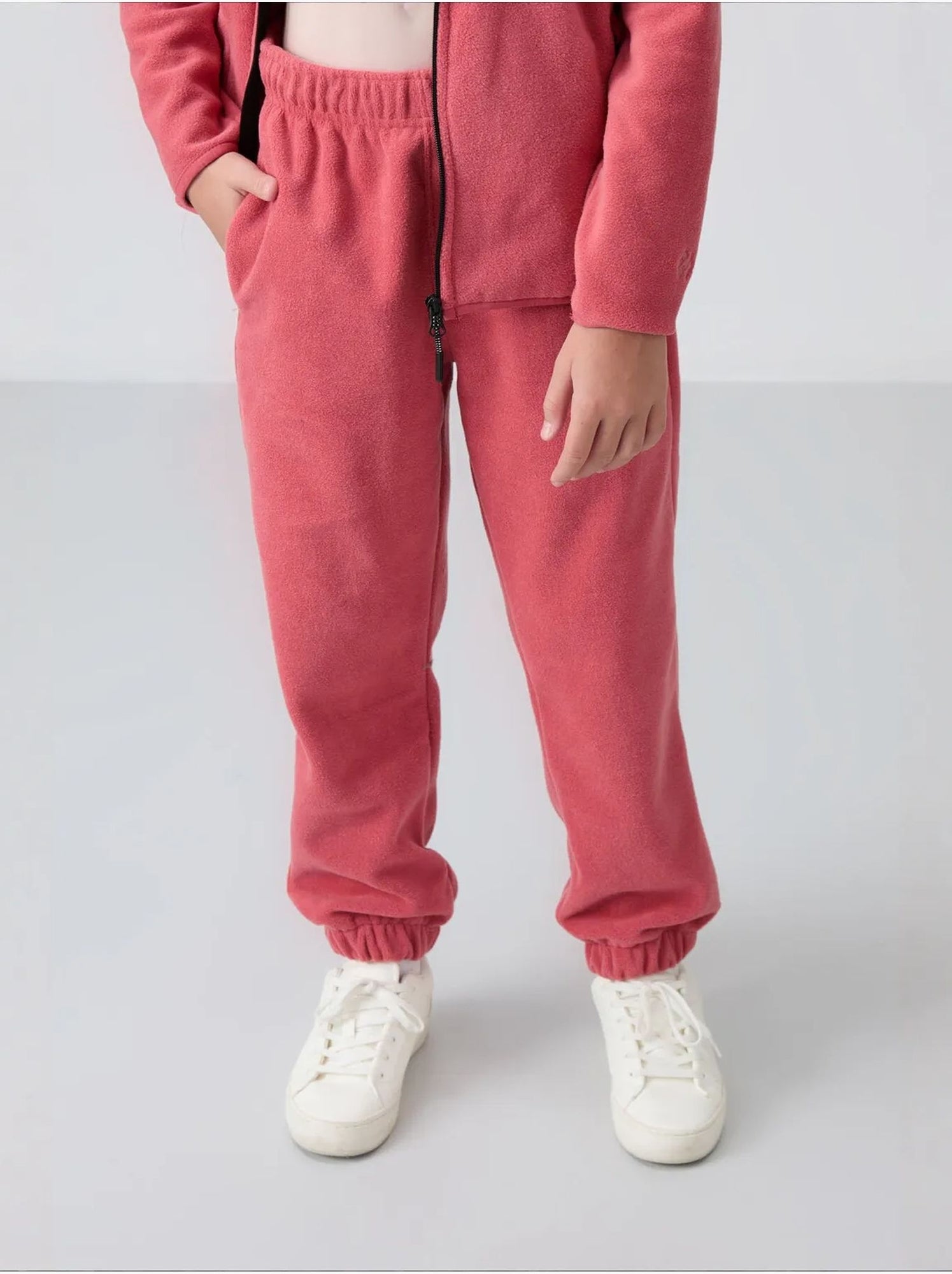 Pantalon jeunesse uni tommy - Magenta