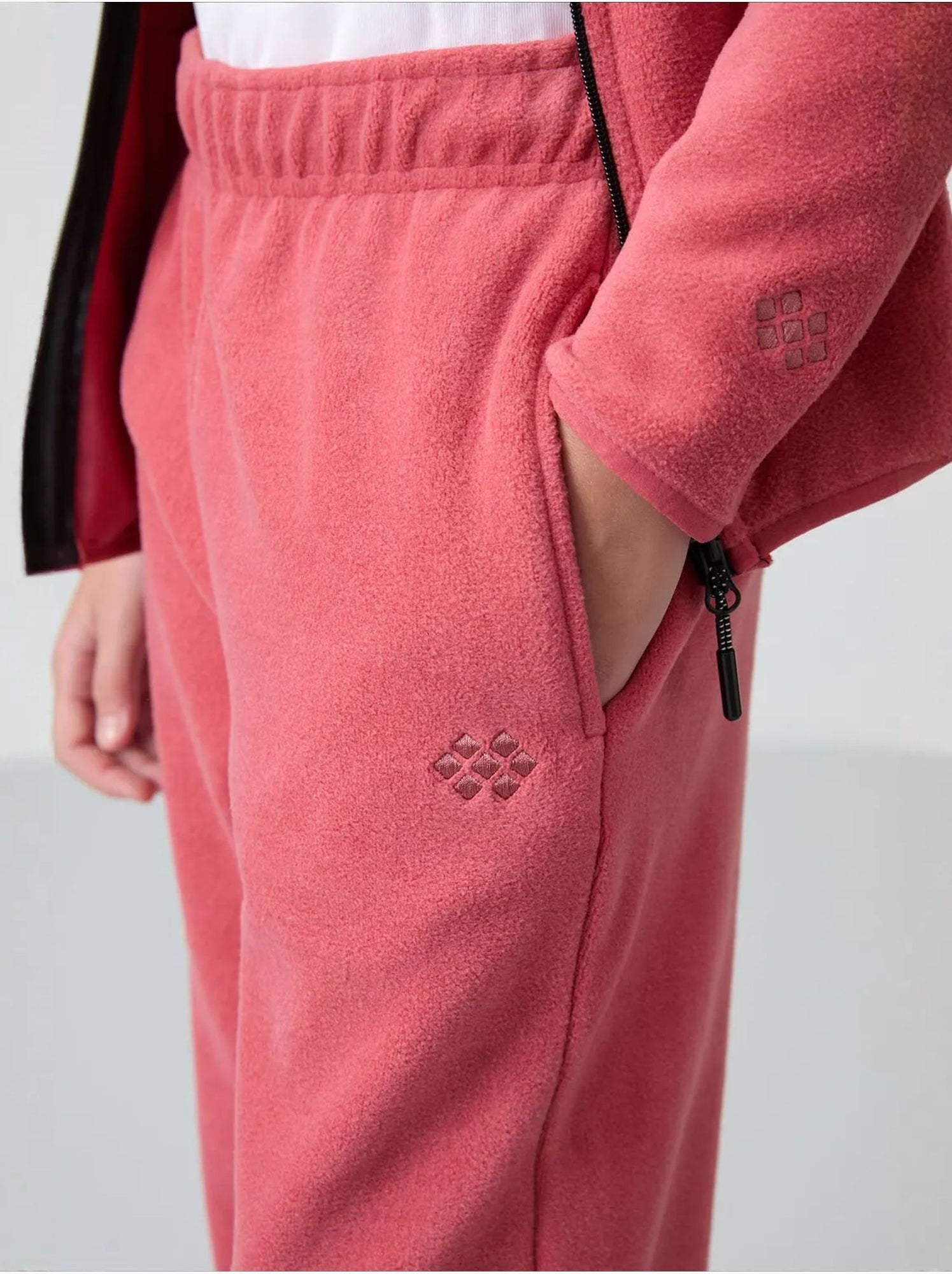 Pantalon jeunesse uni tommy - Magenta