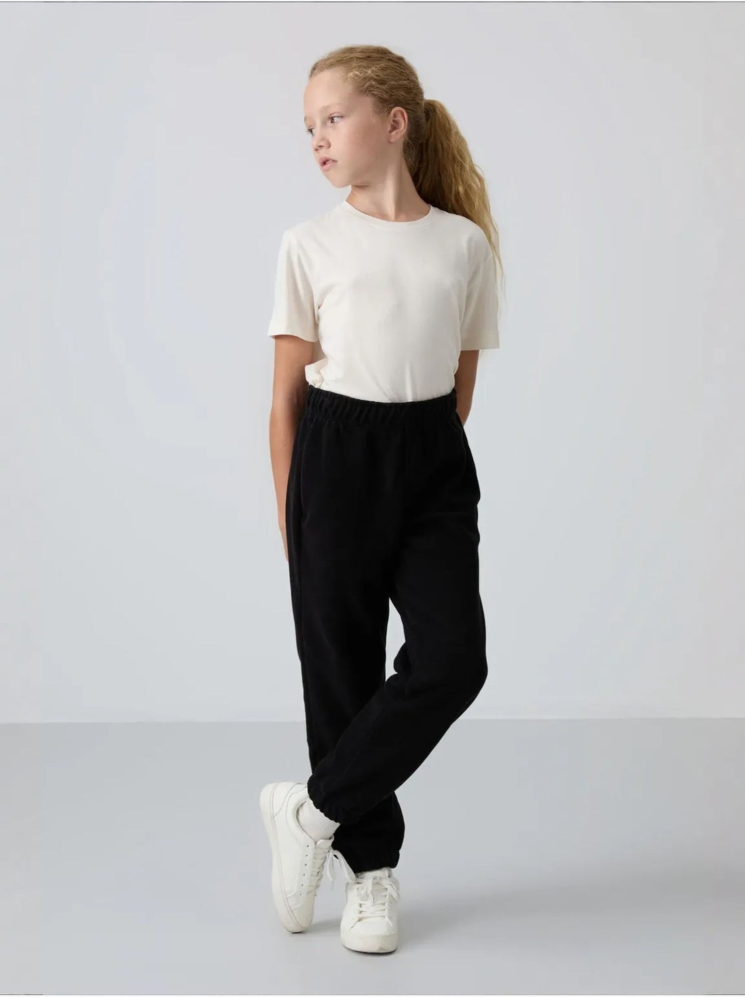 Pantalon jeunesse uni tommy - Noir