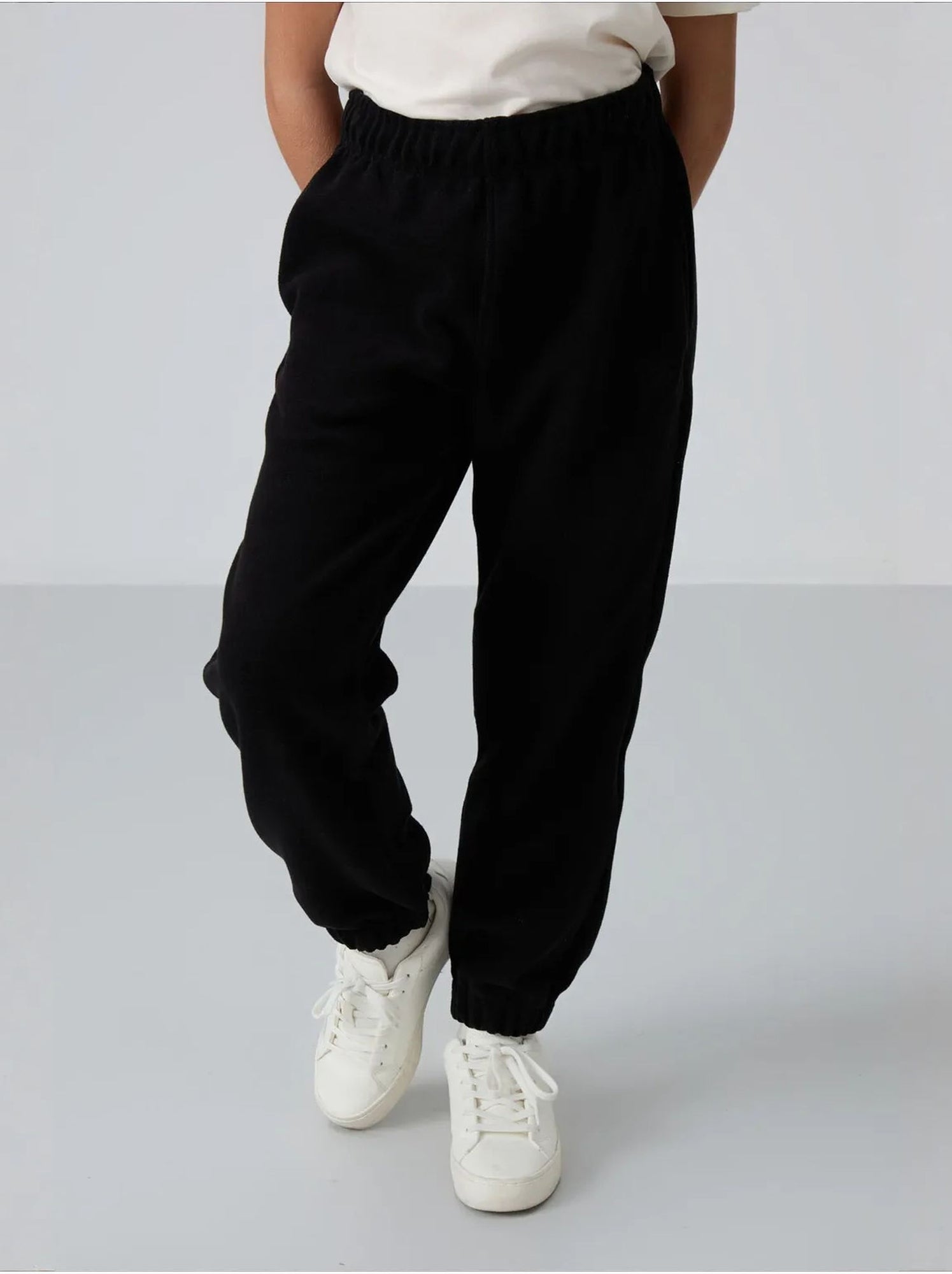 Pantalon jeunesse uni tommy - Noir
