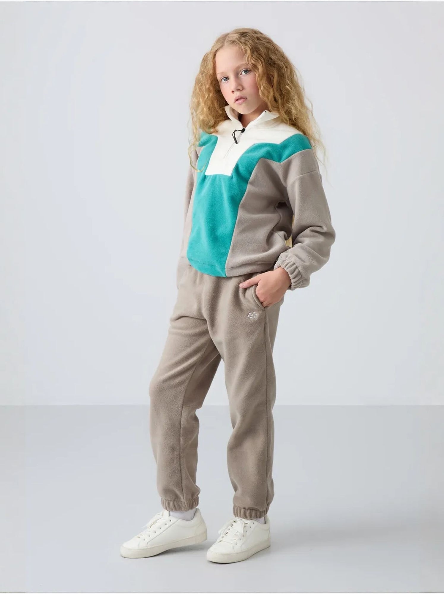 Pantalon jeunesse uni tommy - Sable
