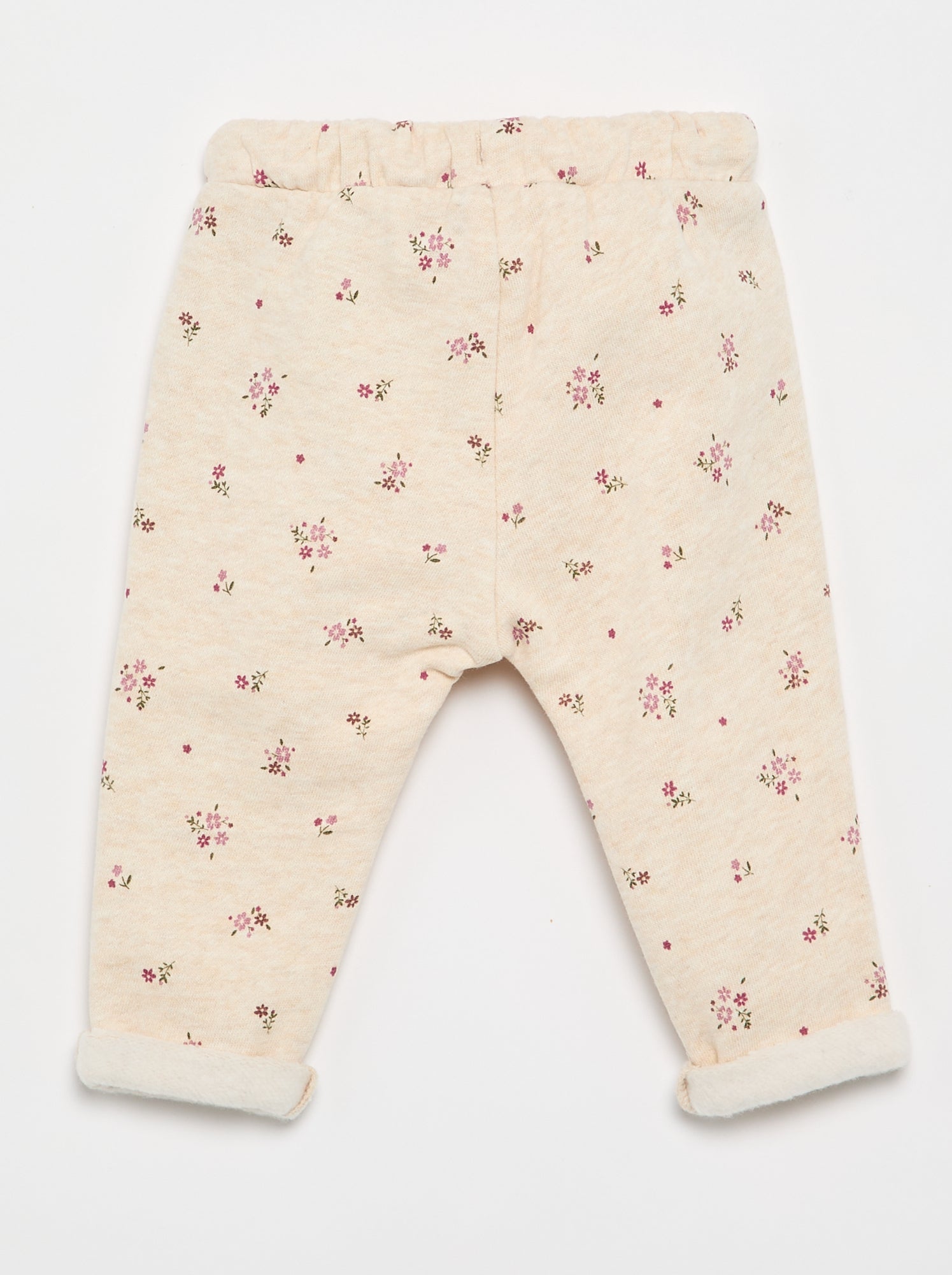Pantalon jogging à motif - Beige (FVB16_2)