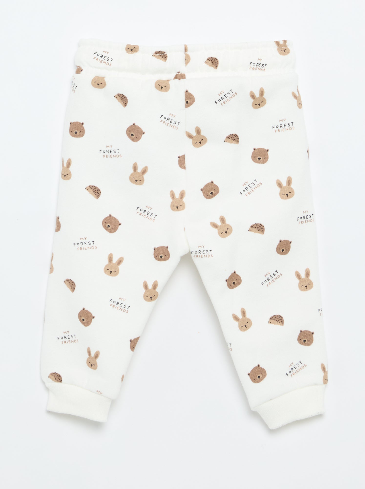 Pantalon jogging à motif - Beige (FXG74_1)