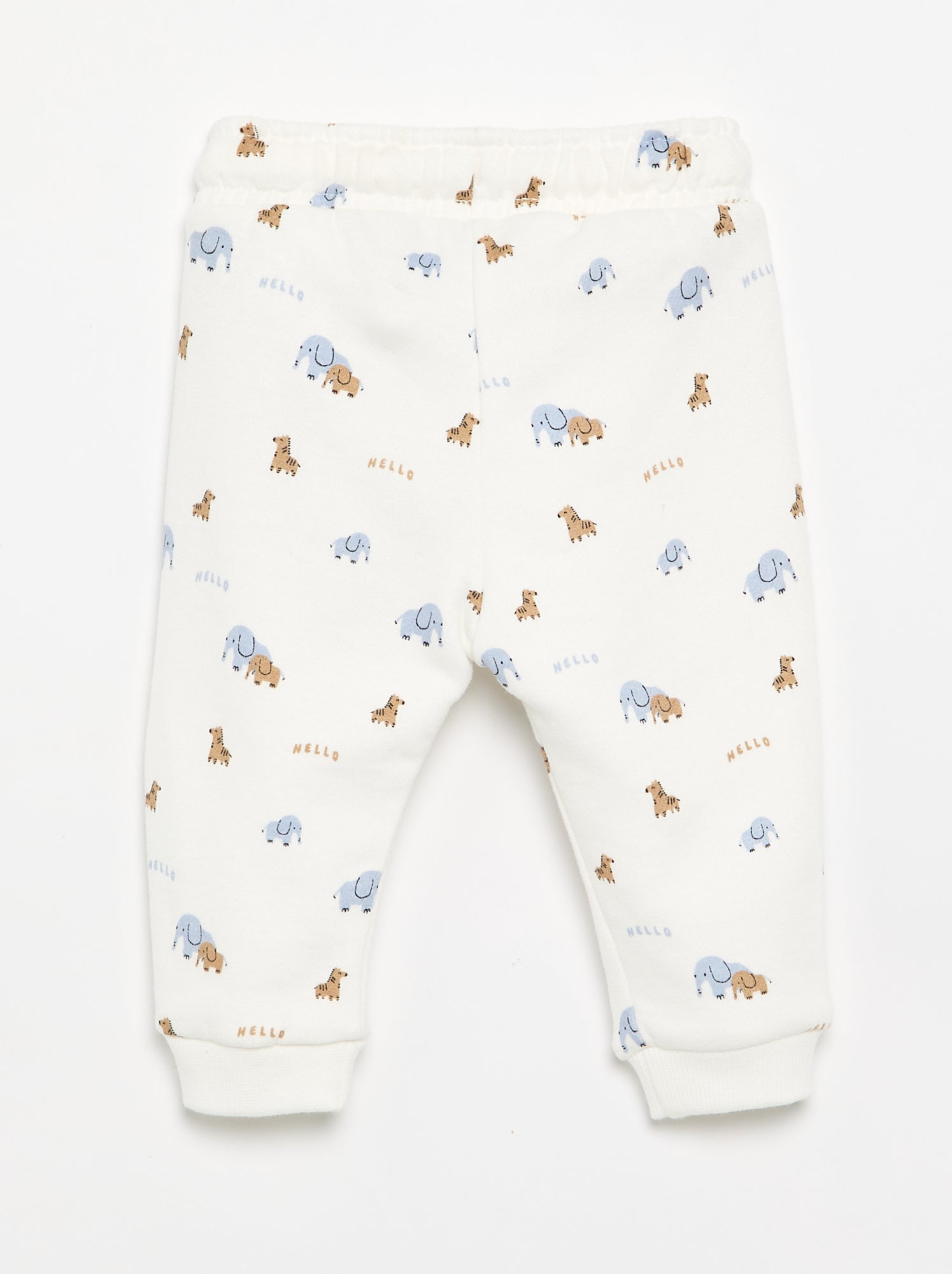 Pantalon jogging à motif - Beige (FXG74_4)