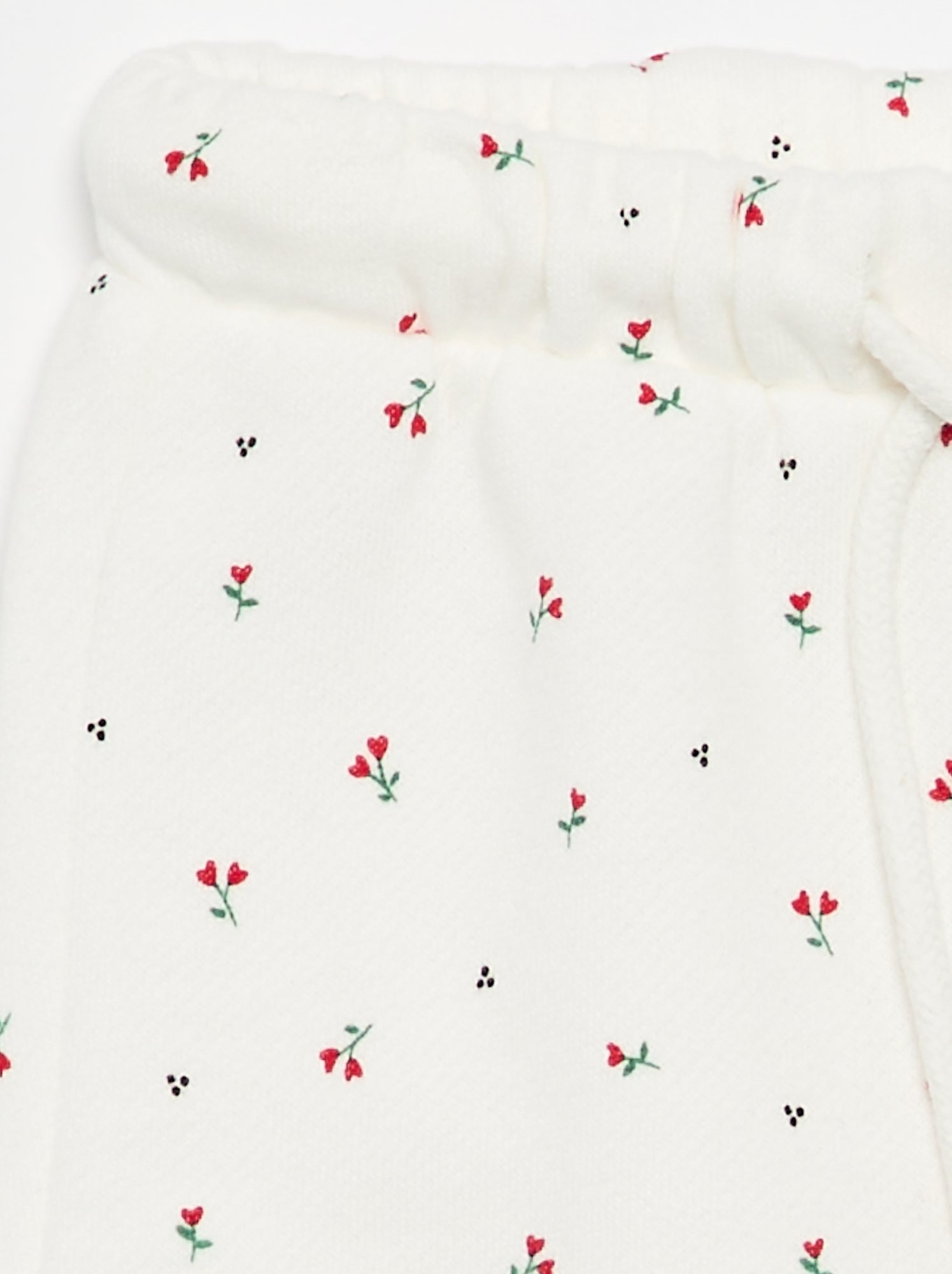Pantalon jogging à motif - Blanc (FVB16_5)