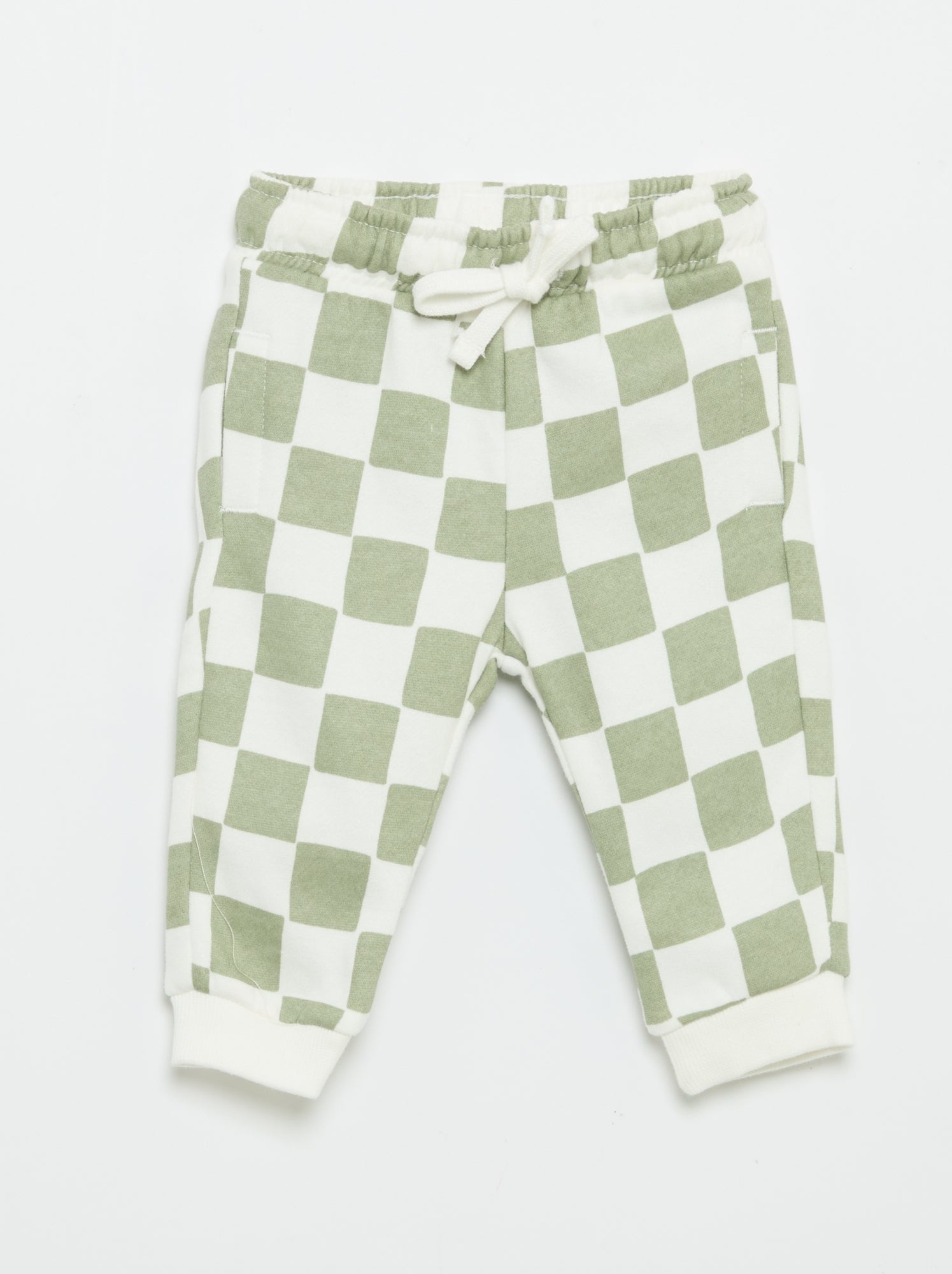 Pantalon jogging à motif - Vert