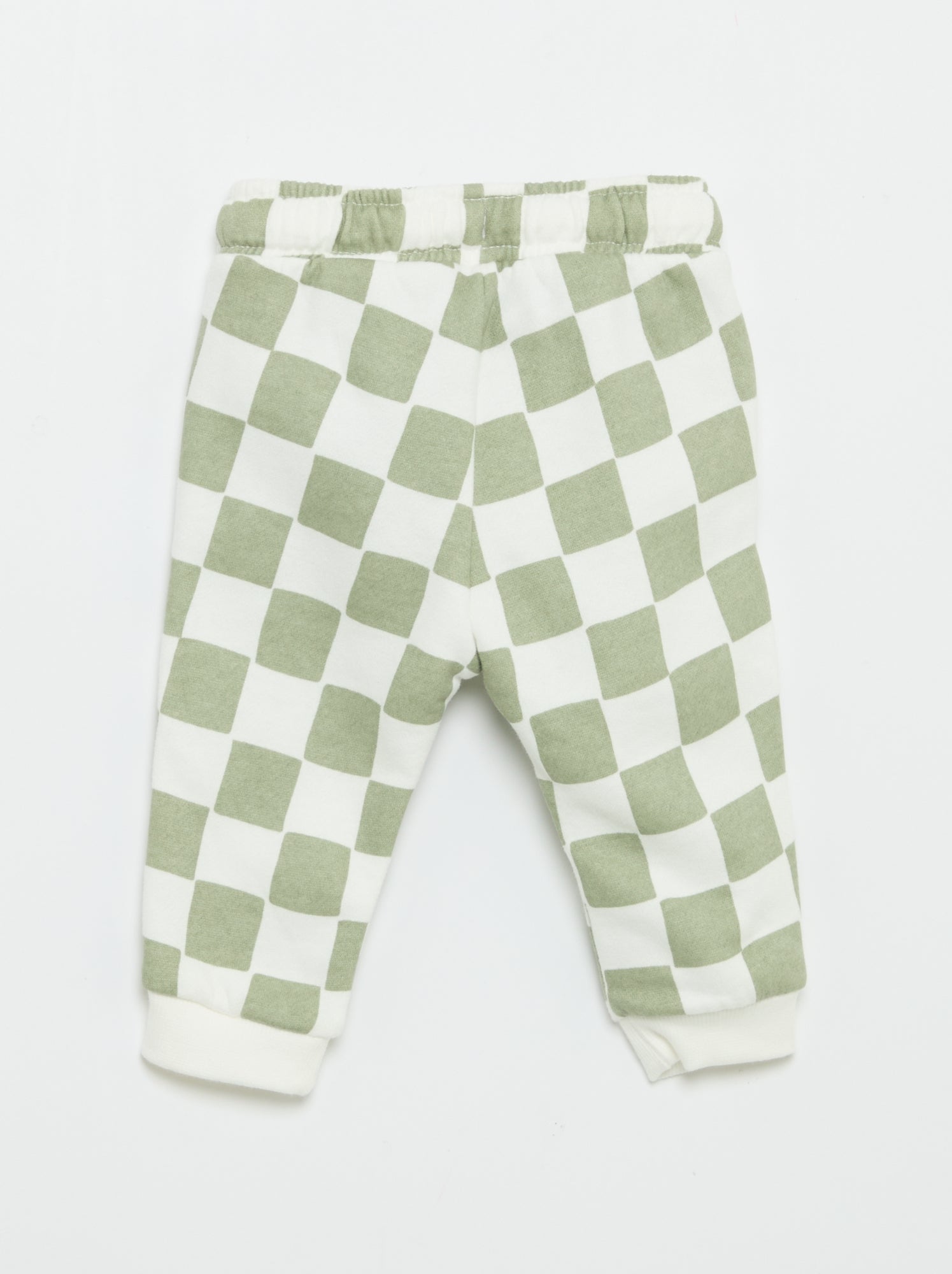 Pantalon jogging à motif - Vert