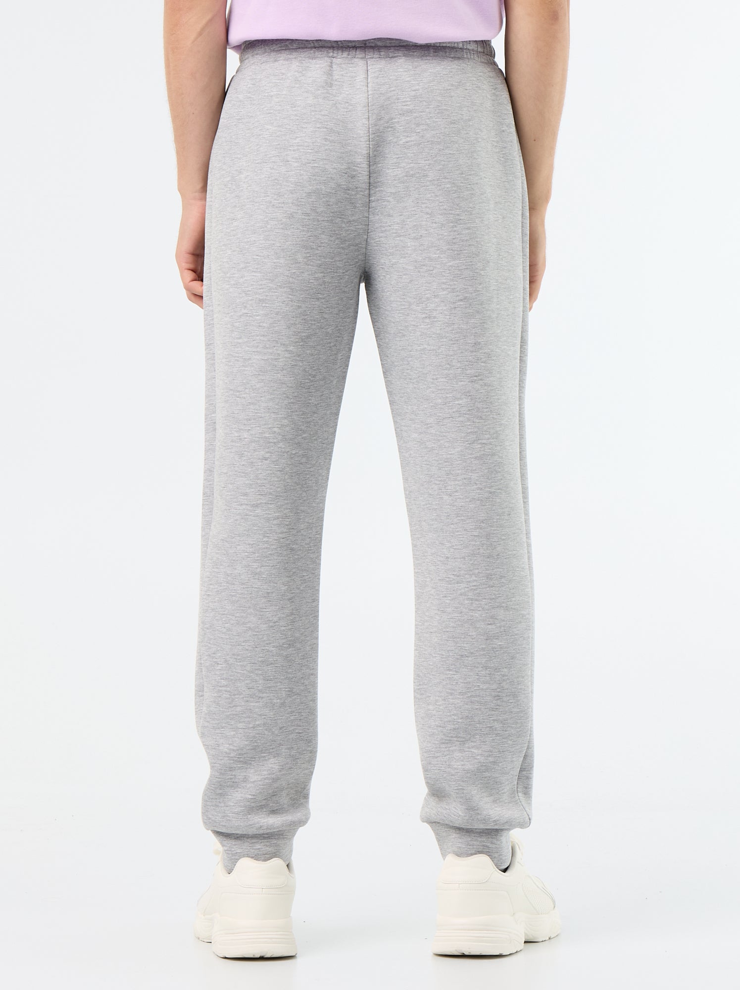 Pantalon jogging avec poches zippées - Gris