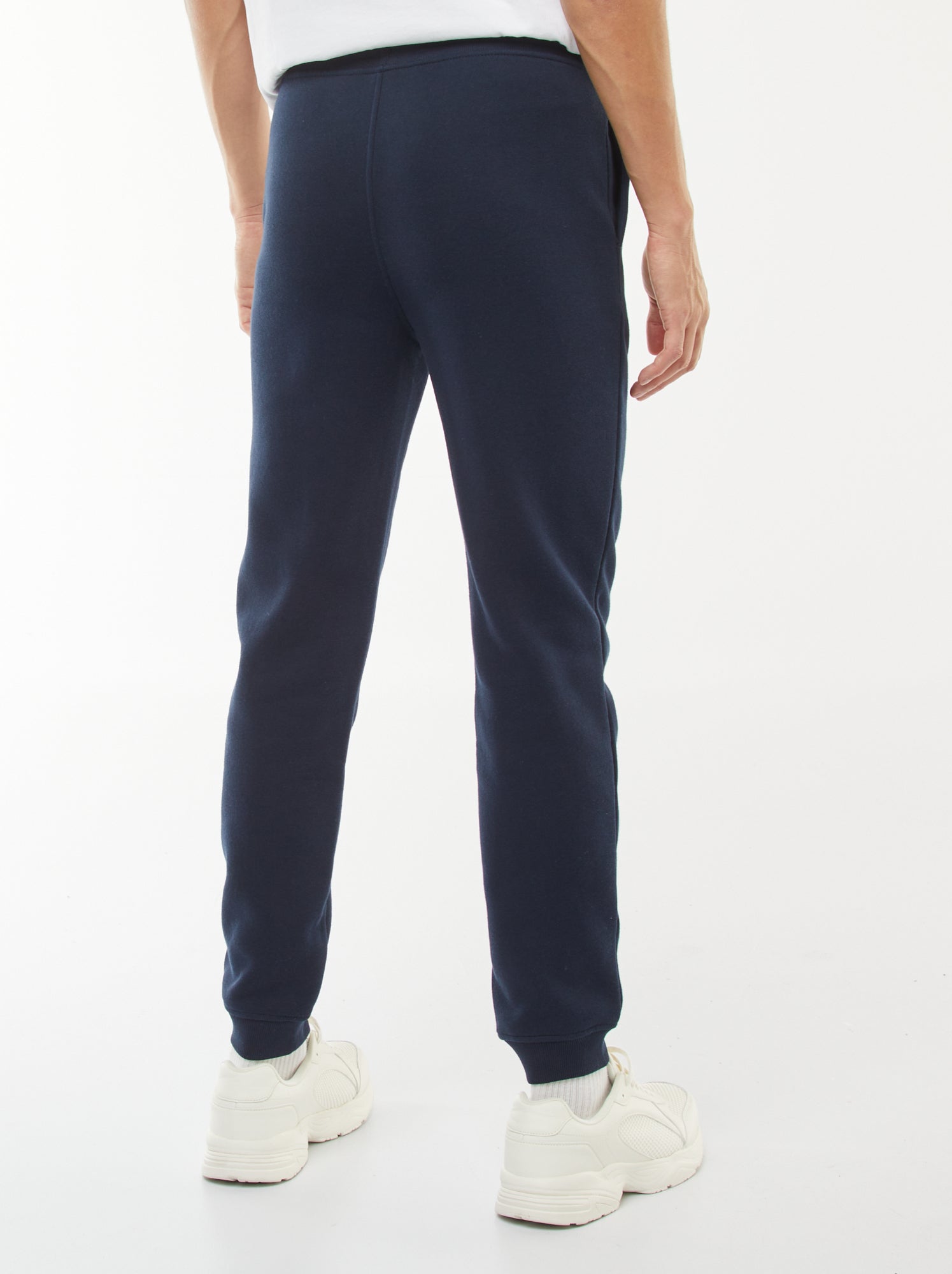 Pantalon jogging en molleton chaud - Bleu