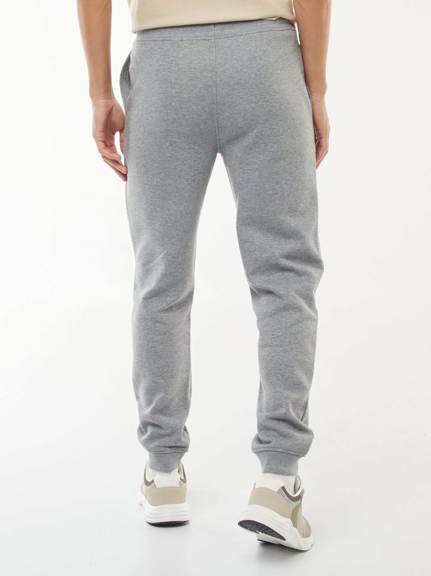 Pantalon jogging en molleton chaud - Gris