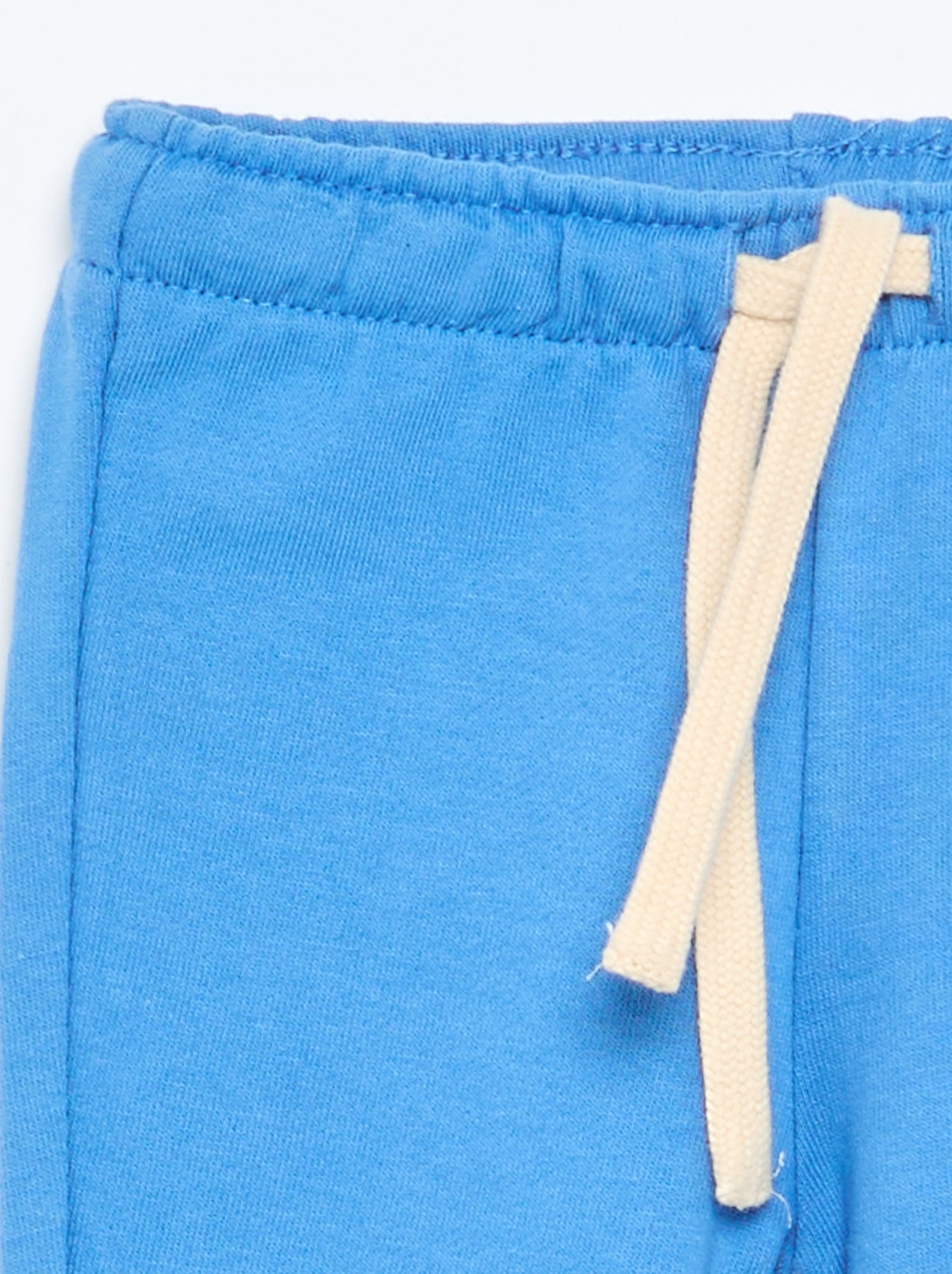 Pantalon jogging en molleton non gratté - Bleu (ETY98_10)