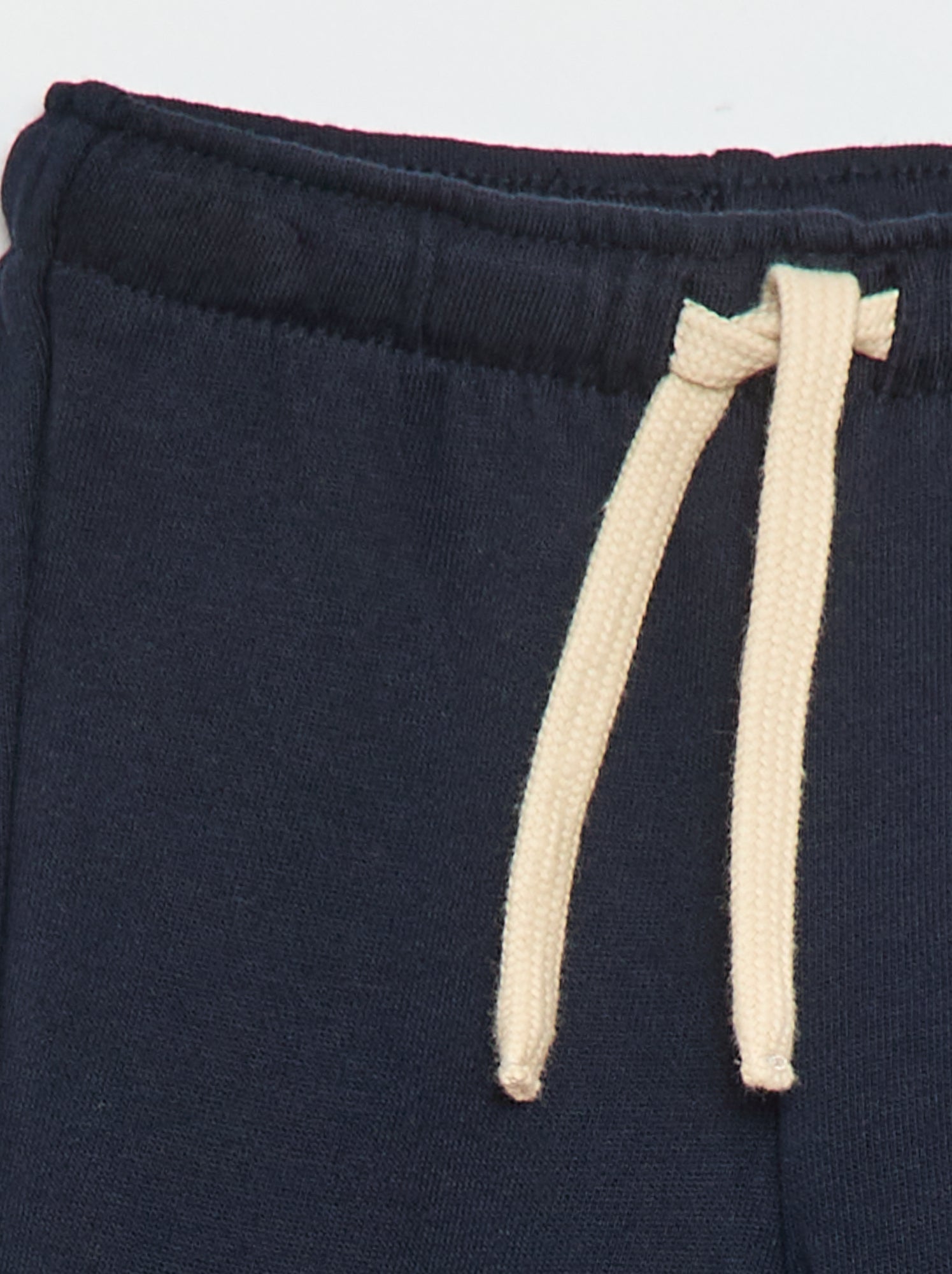 Pantalon jogging en molleton non gratté - Bleu (ETY98_2)