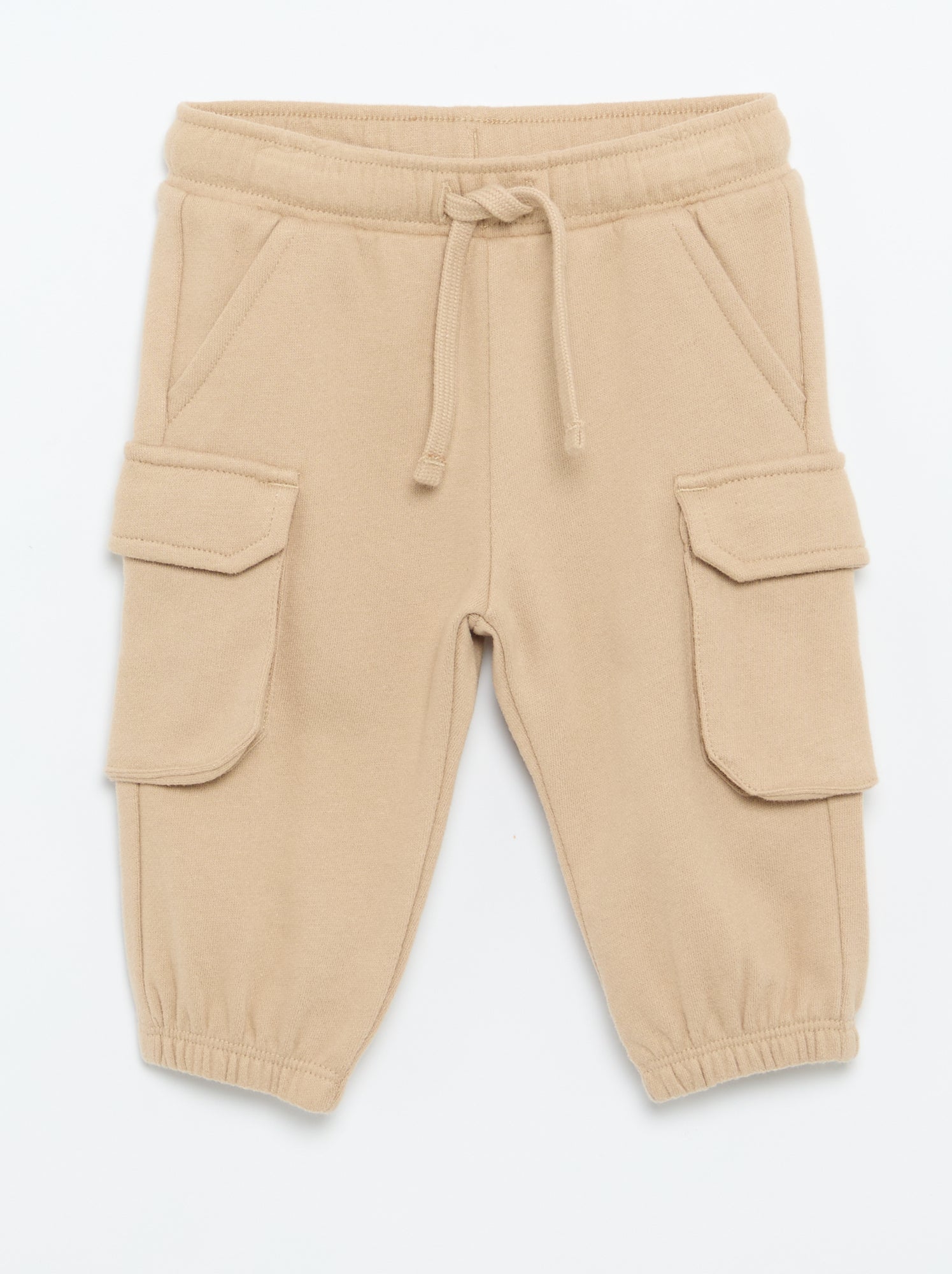 Pantalon jogging multipoches - Beige