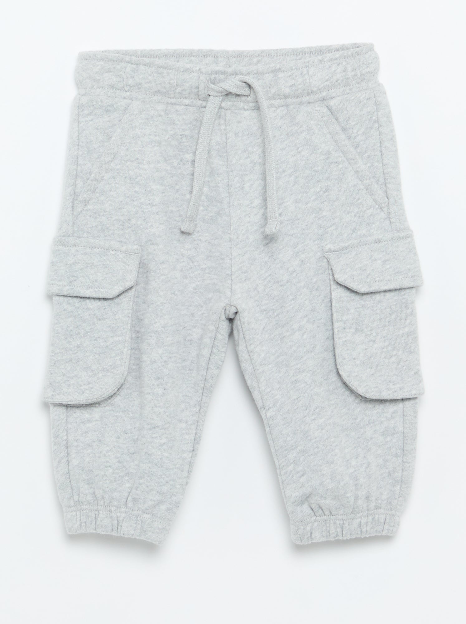Pantalon jogging multipoches - Gris