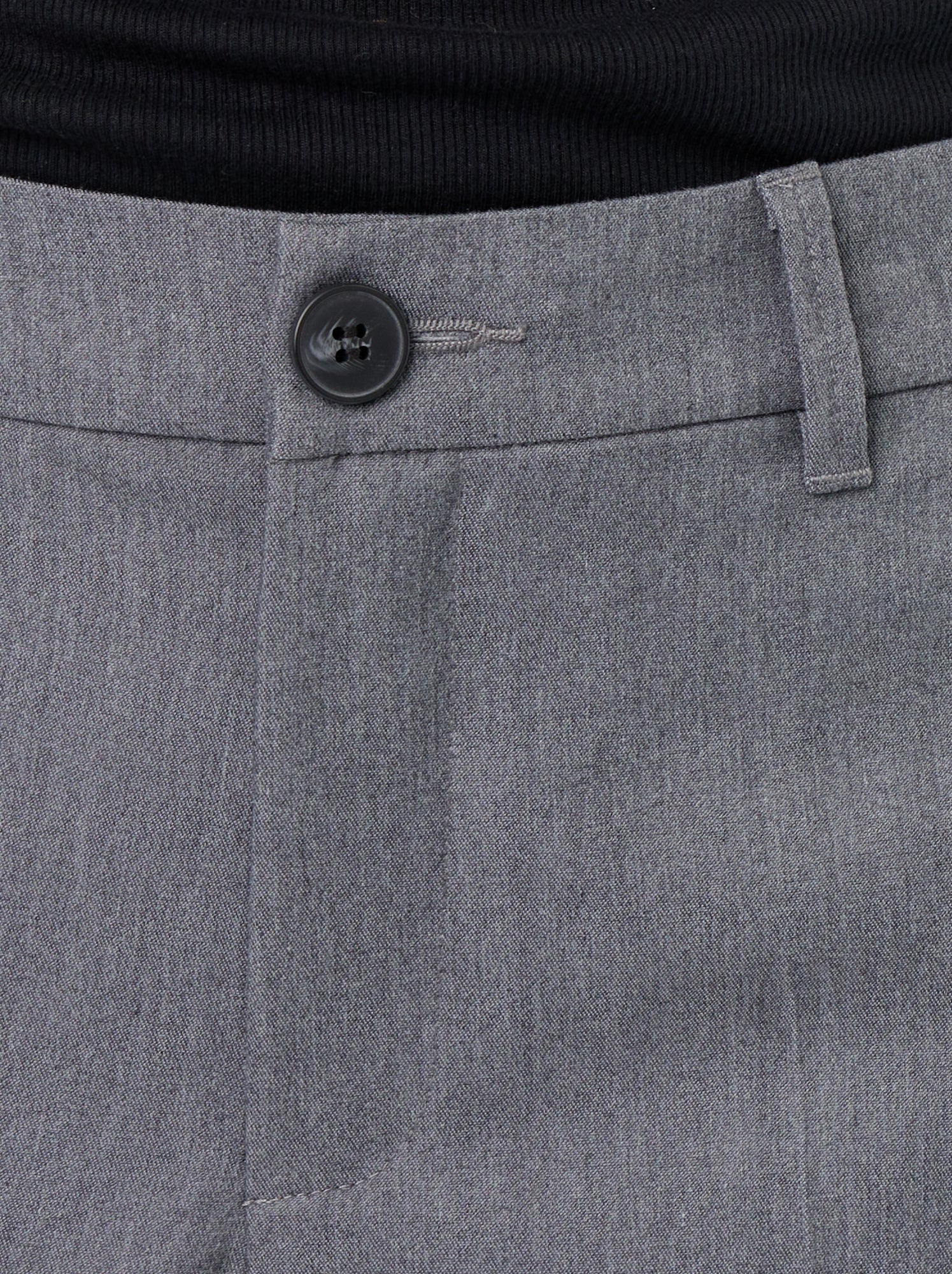 Pantalon large fluide uni - Gris