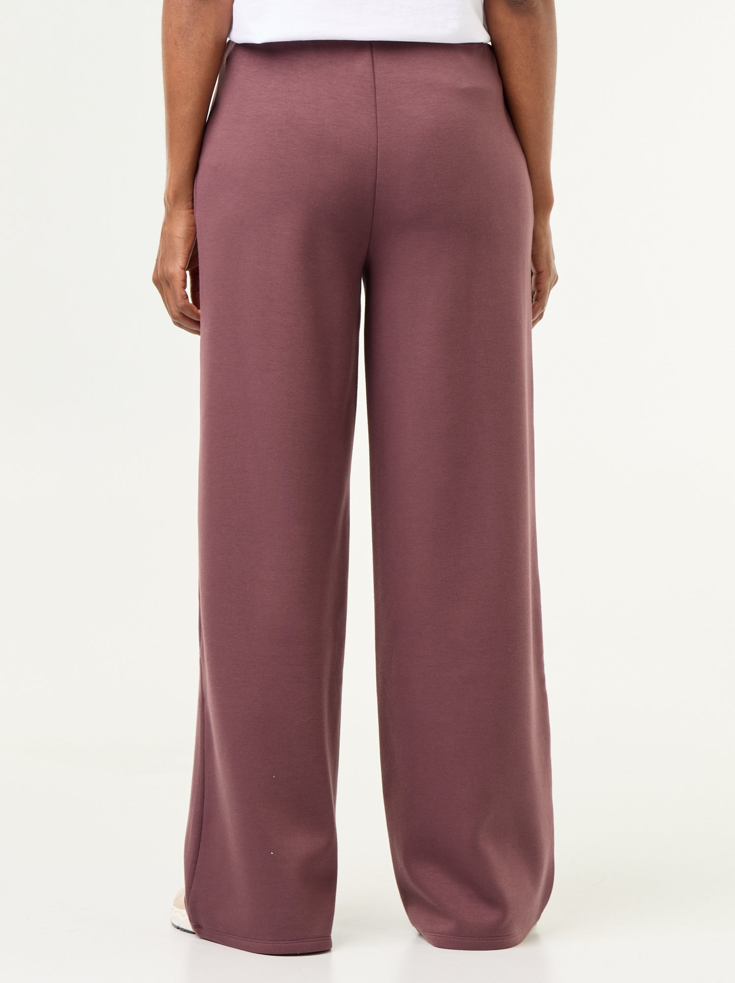 Pantalon large soft touch - Violet