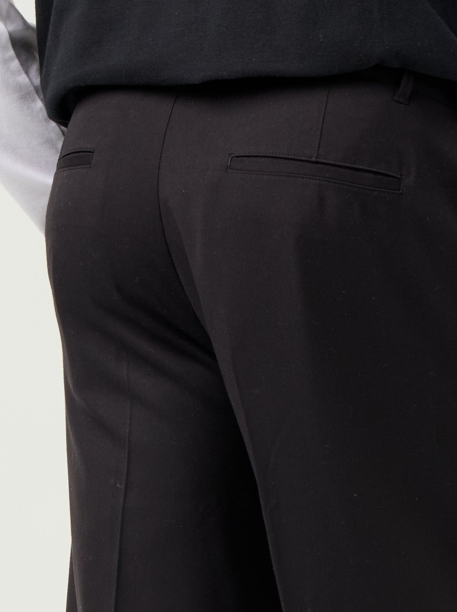 Pantalon large uni - Noir