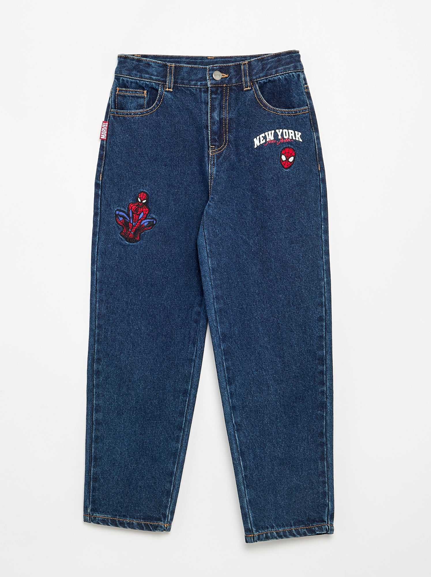 Pantalon ' Marvel' 'Spiderman' en denim - Bleu