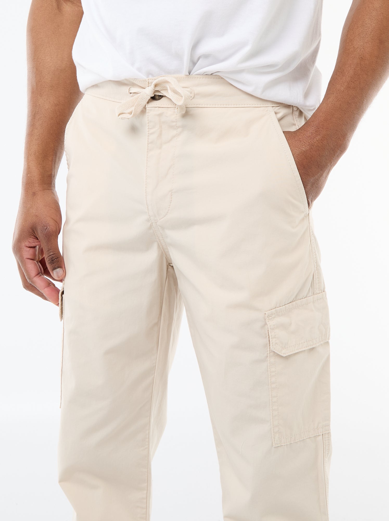 Pantalon multipoche regular fit - Gris