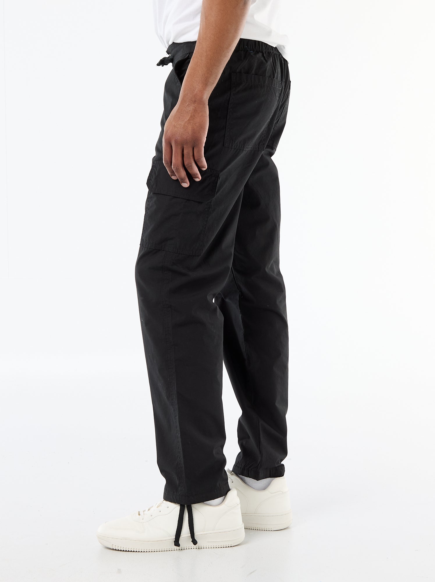Pantalon multipoche regular fit - Noir