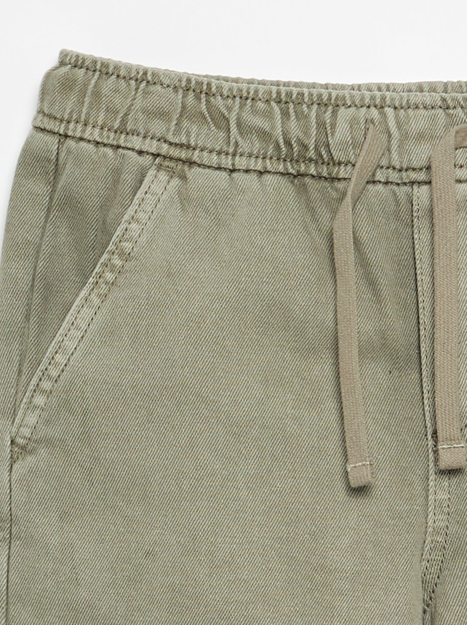 Pantalon relaxed fit taille élastiquée - Vert (FYR28_6)