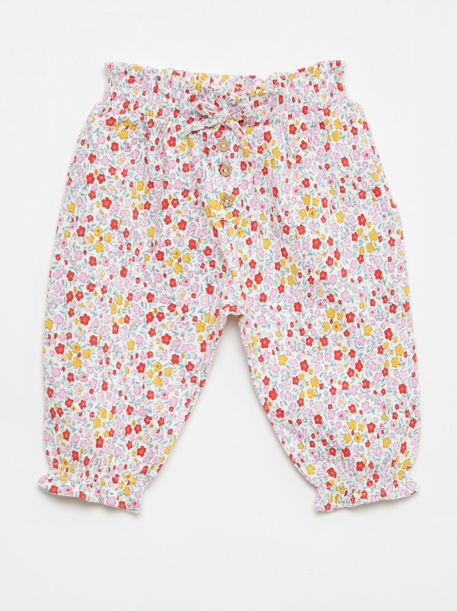 Pantalon Sarouel en jersey de coton - Rose