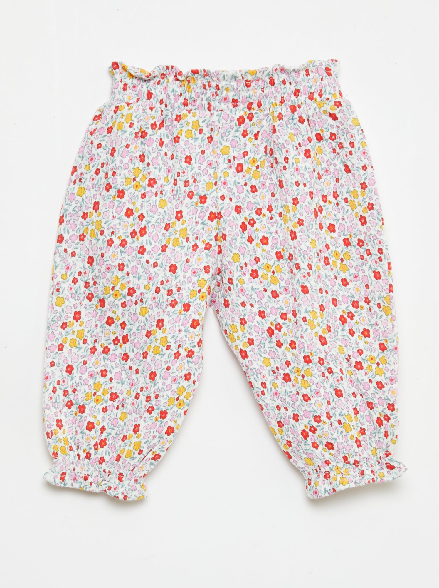 Pantalon Sarouel en jersey de coton - Rose