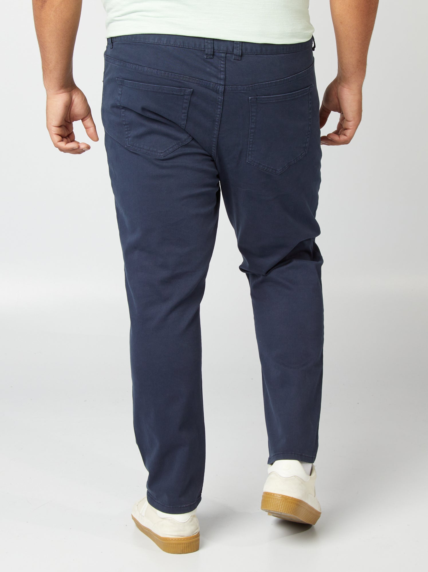 Pantalon slim - L30 - bleu marine