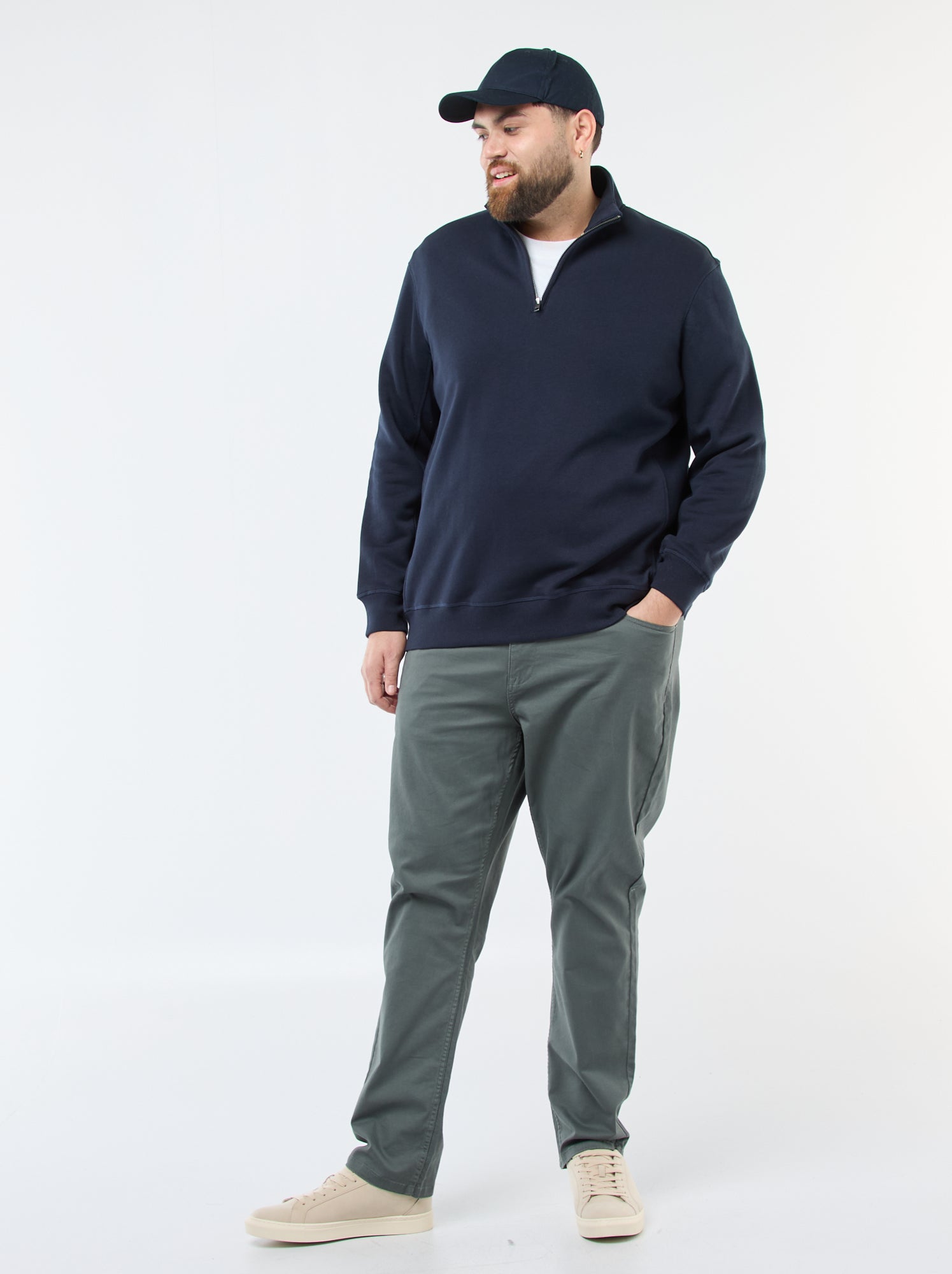 Pantalon slim - L30 - Vert