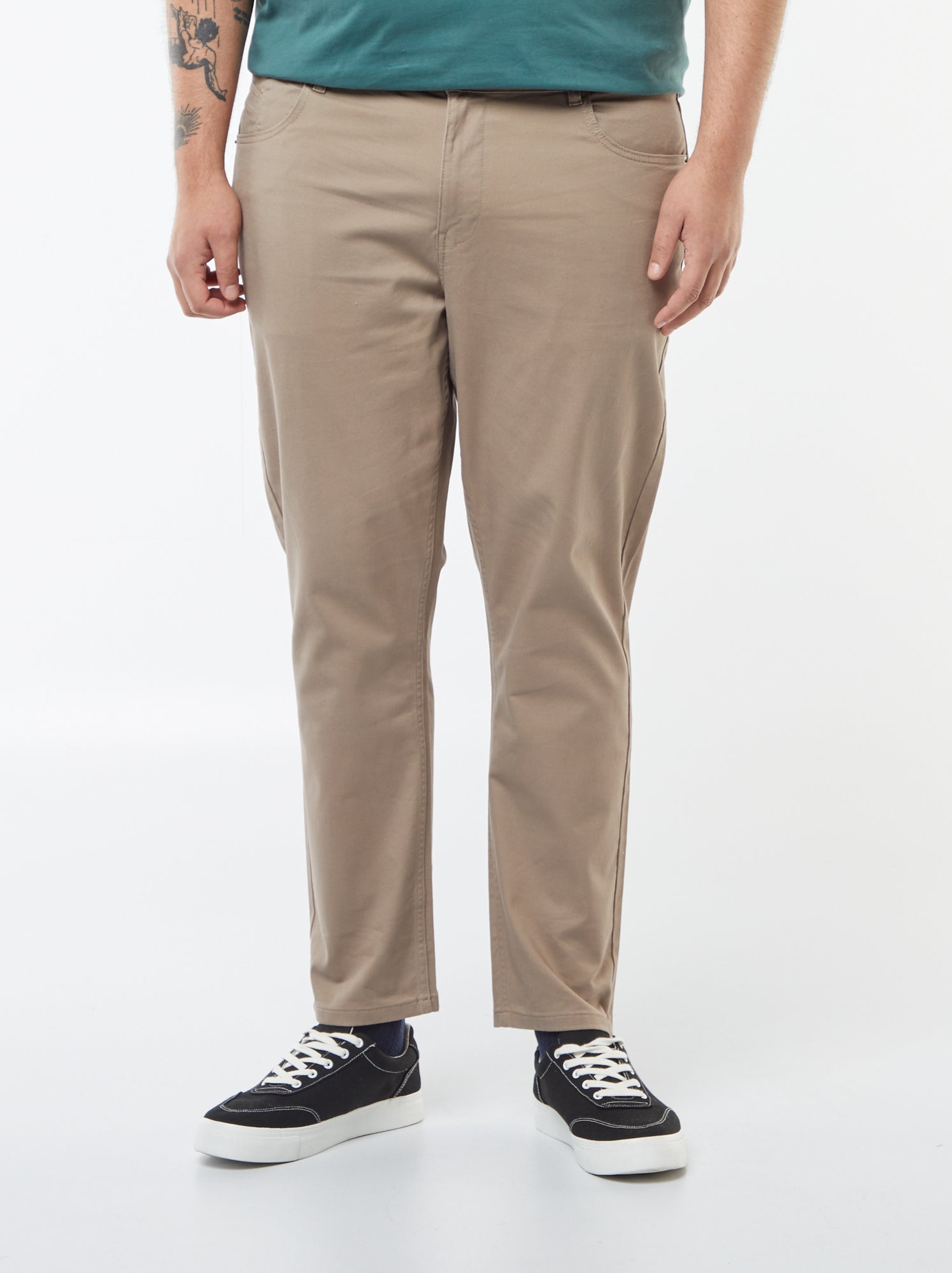 Pantalon slim - L32 - Beige