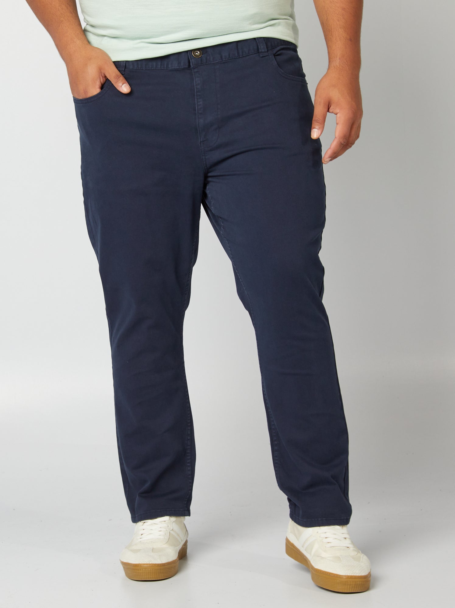 Pantalon slim - L32 - Bleu marine