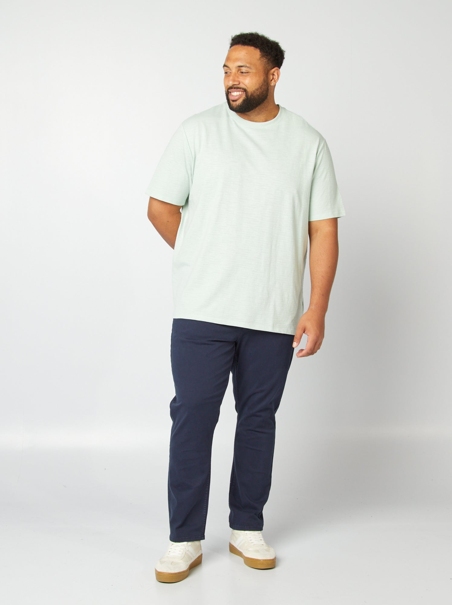 Pantalon slim - L34 - bleu marine