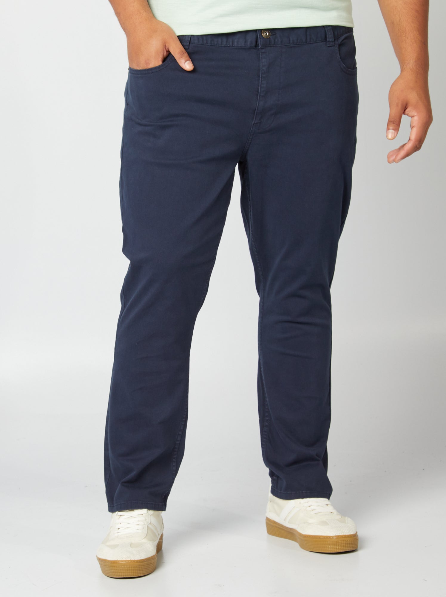 Pantalon slim - L34 - bleu marine