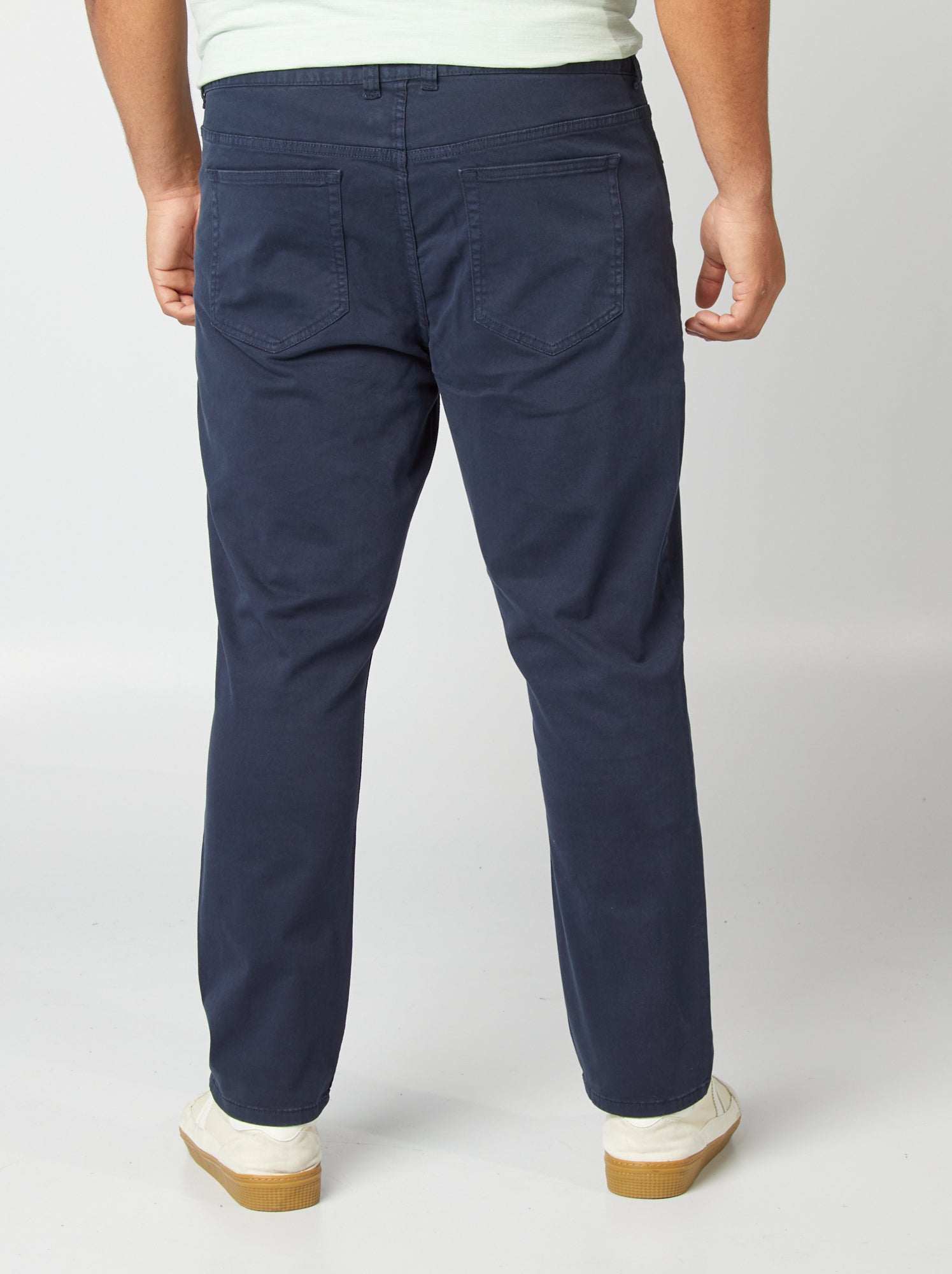 Pantalon slim - L34 - bleu marine