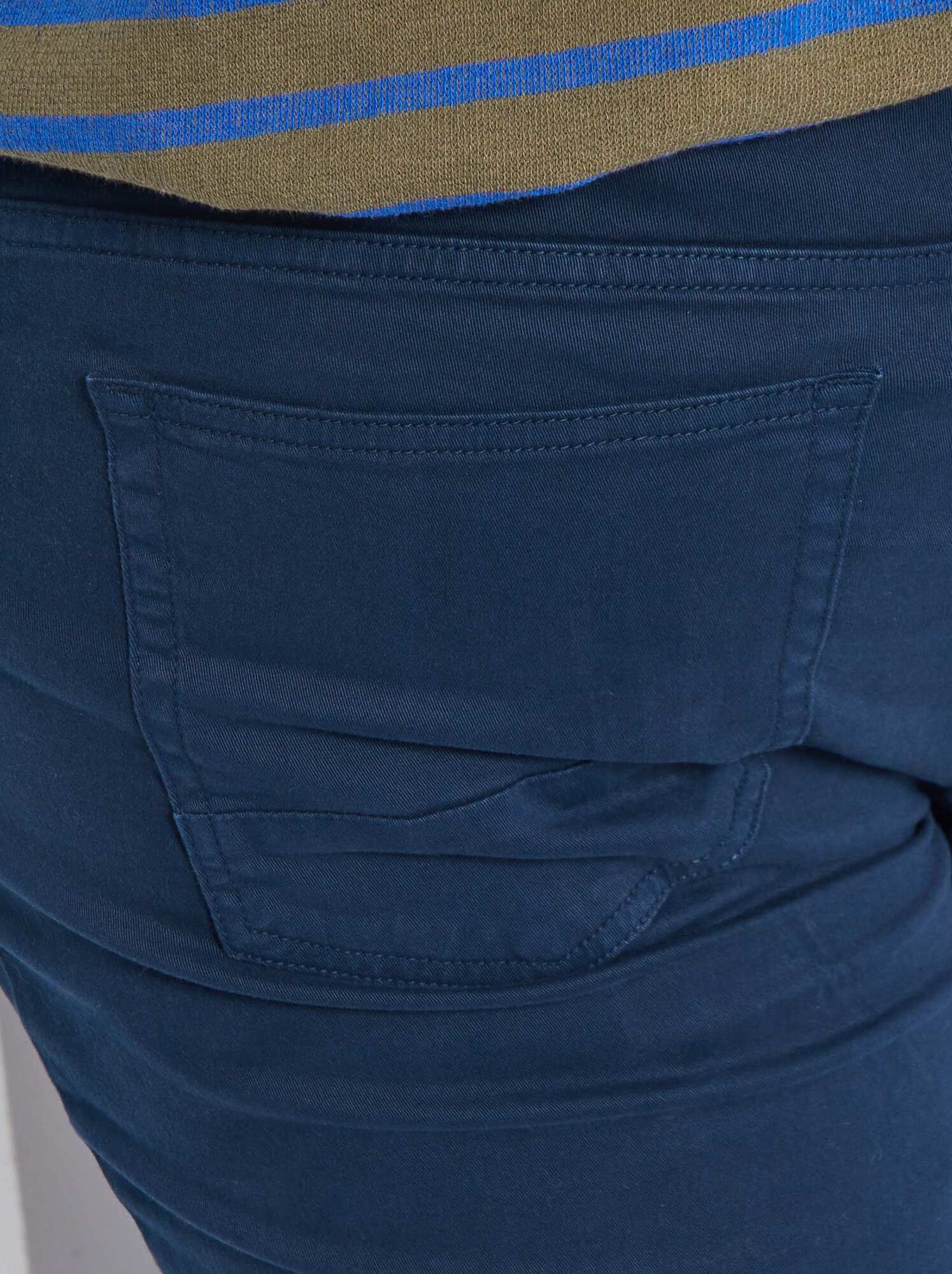 Pantalon slim - L34 - bleu marine
