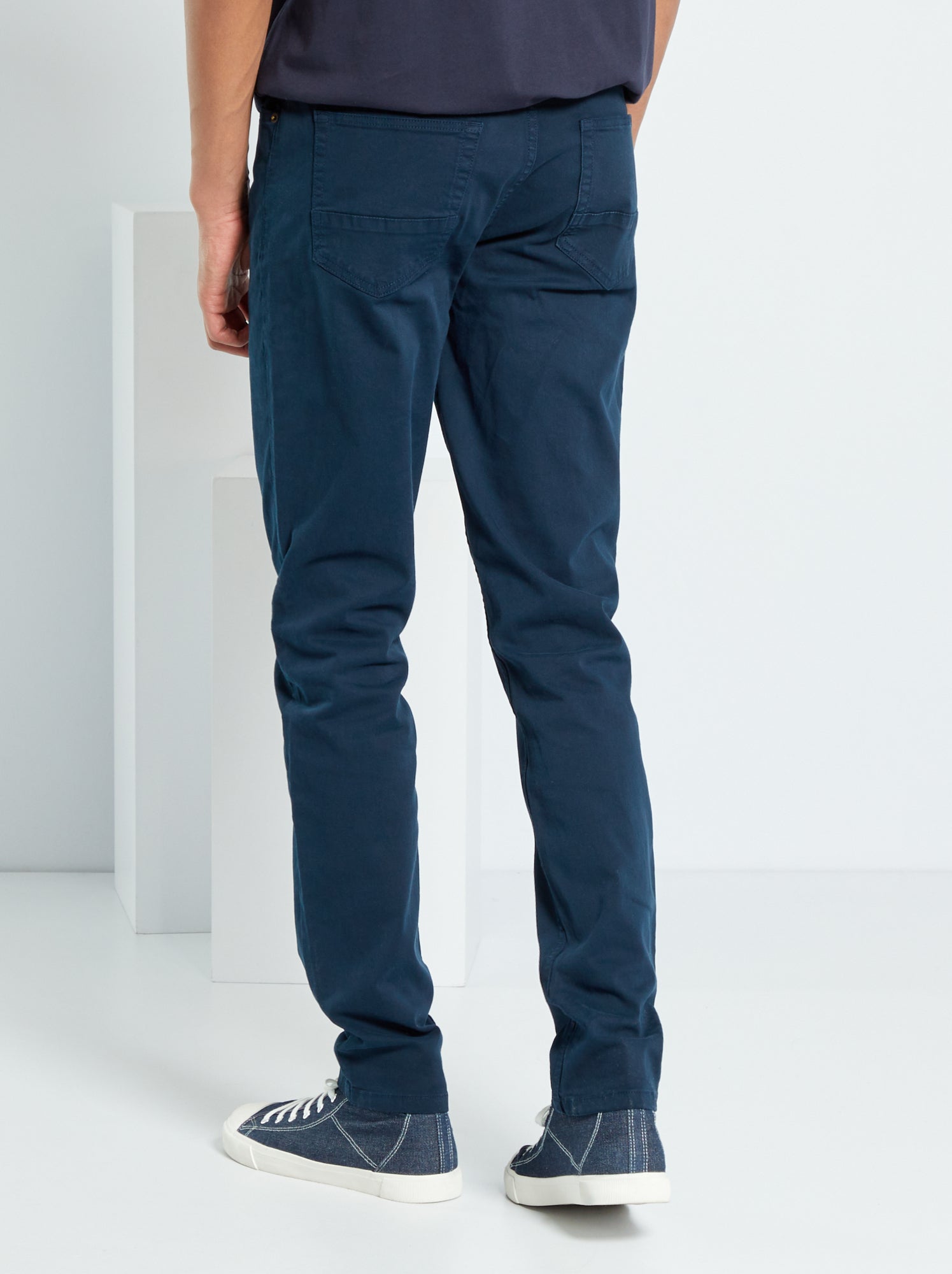 Pantalon slim L38 + de 2m - Bleu marine